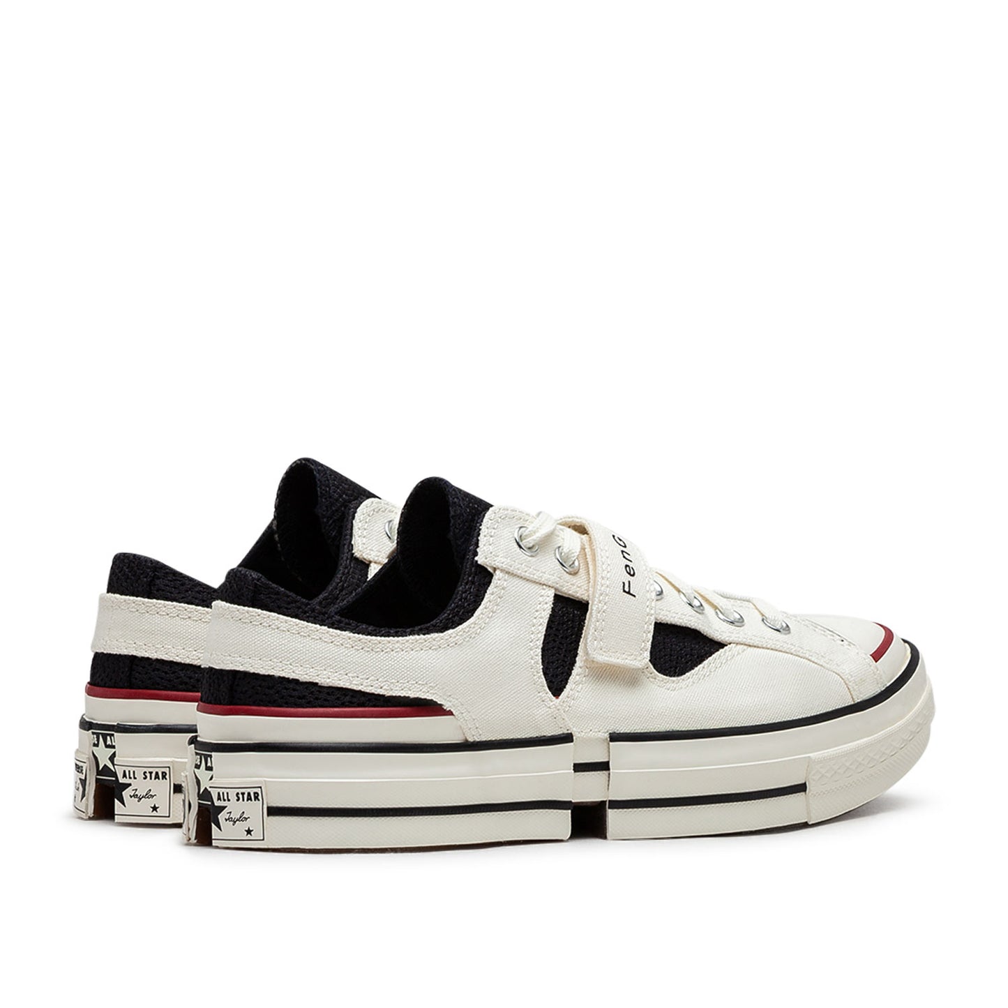 Converse x Feng Chen Wang 2-in-1 Chuck 70 (Weiß / Schwarz) - Allike Store