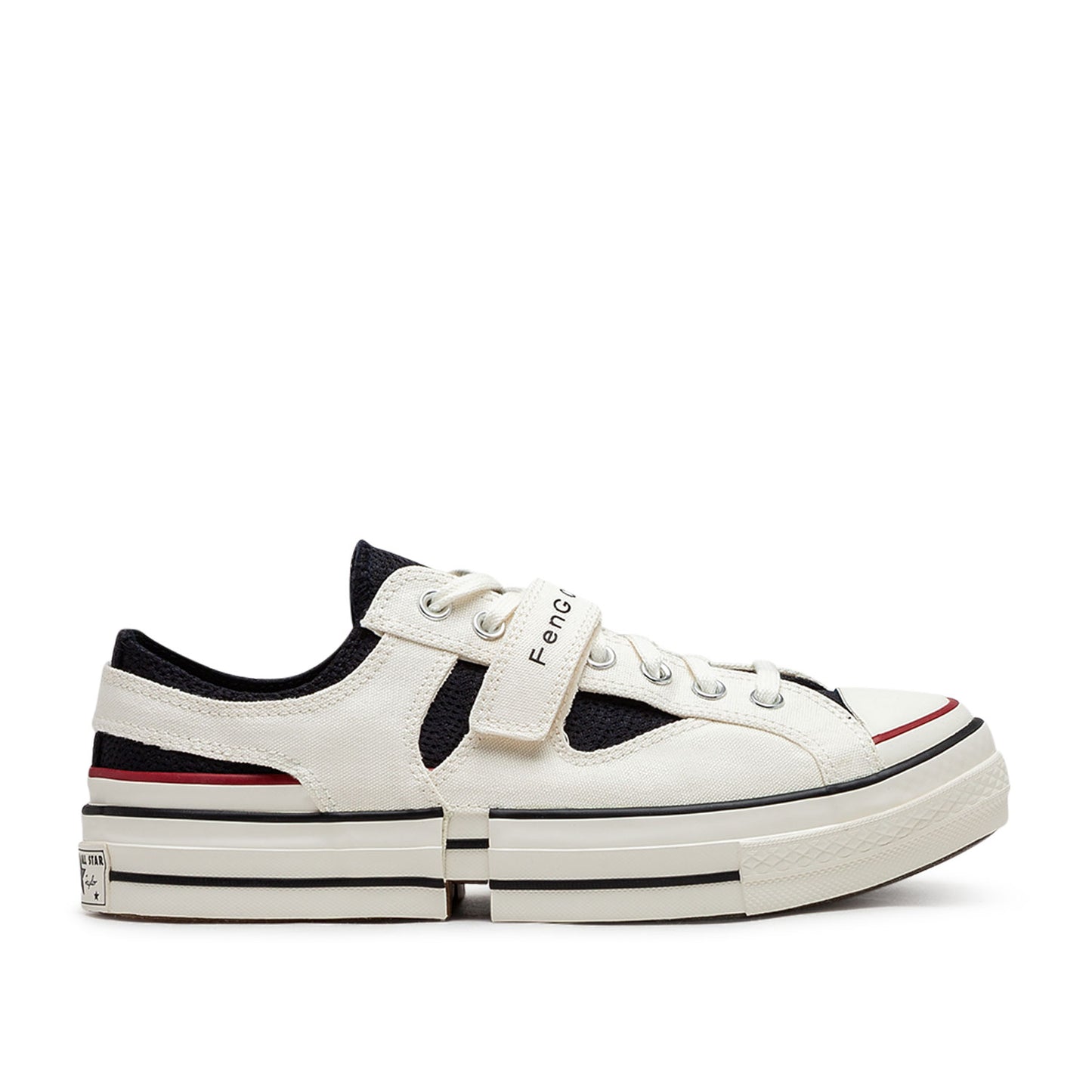 Converse x Feng Chen Wang 2-in-1 Chuck 70 (Weiß / Schwarz) - Allike Store