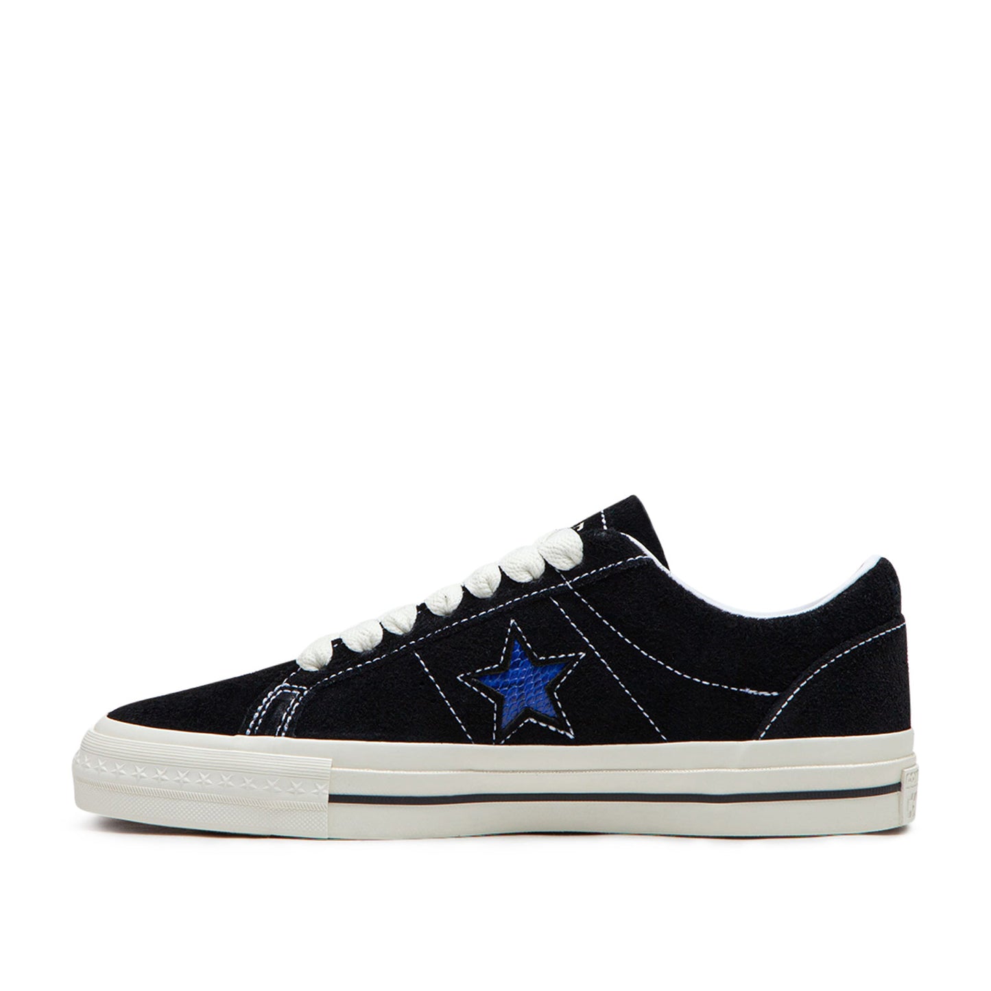 Converse x Quartersnacks One Star OX (Schwarz / Blau)  - Allike Store