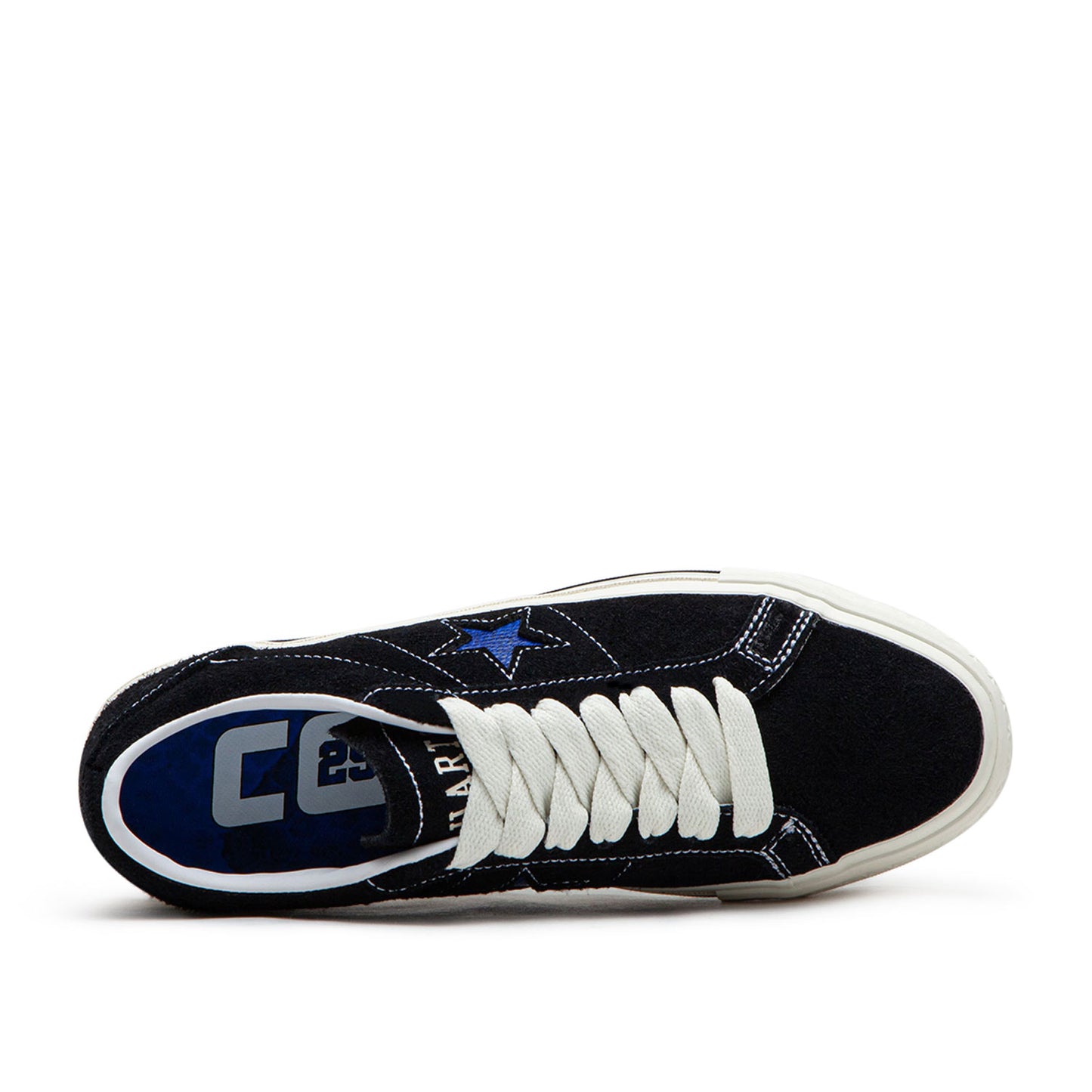 Converse x Quartersnacks One Star OX (Schwarz / Blau)  - Allike Store