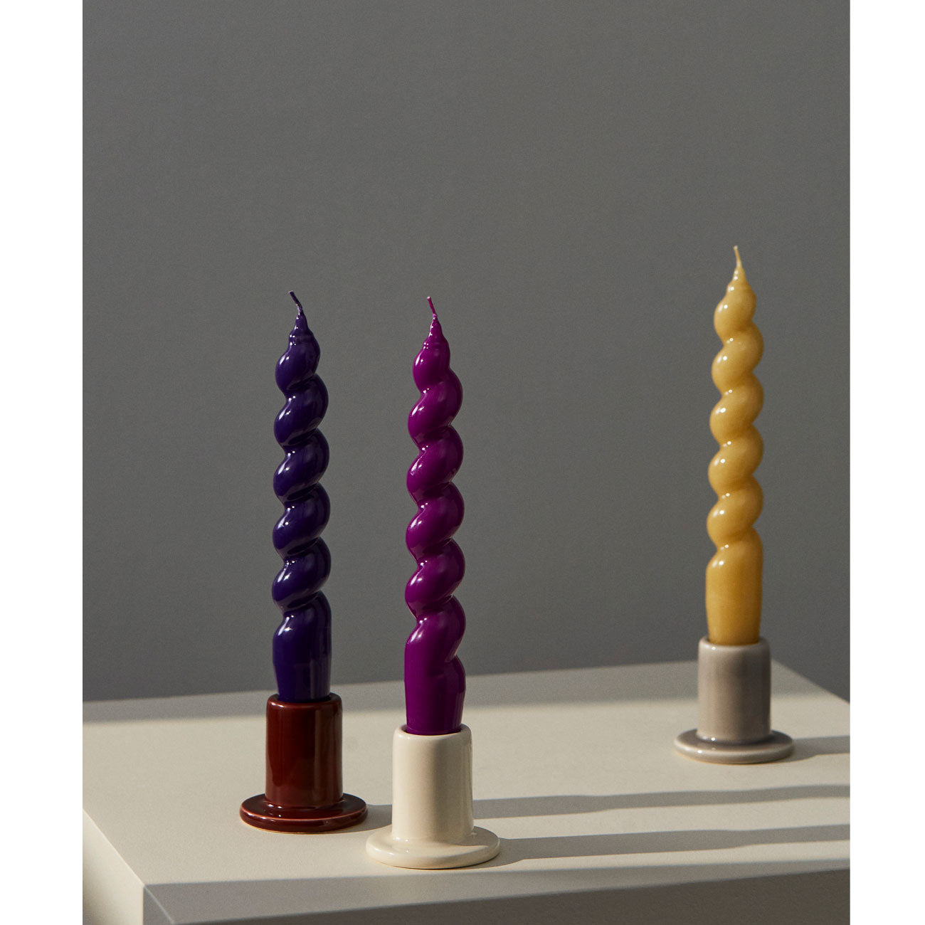 HAY Tube Candleholder Small (Creme) - Allike Store