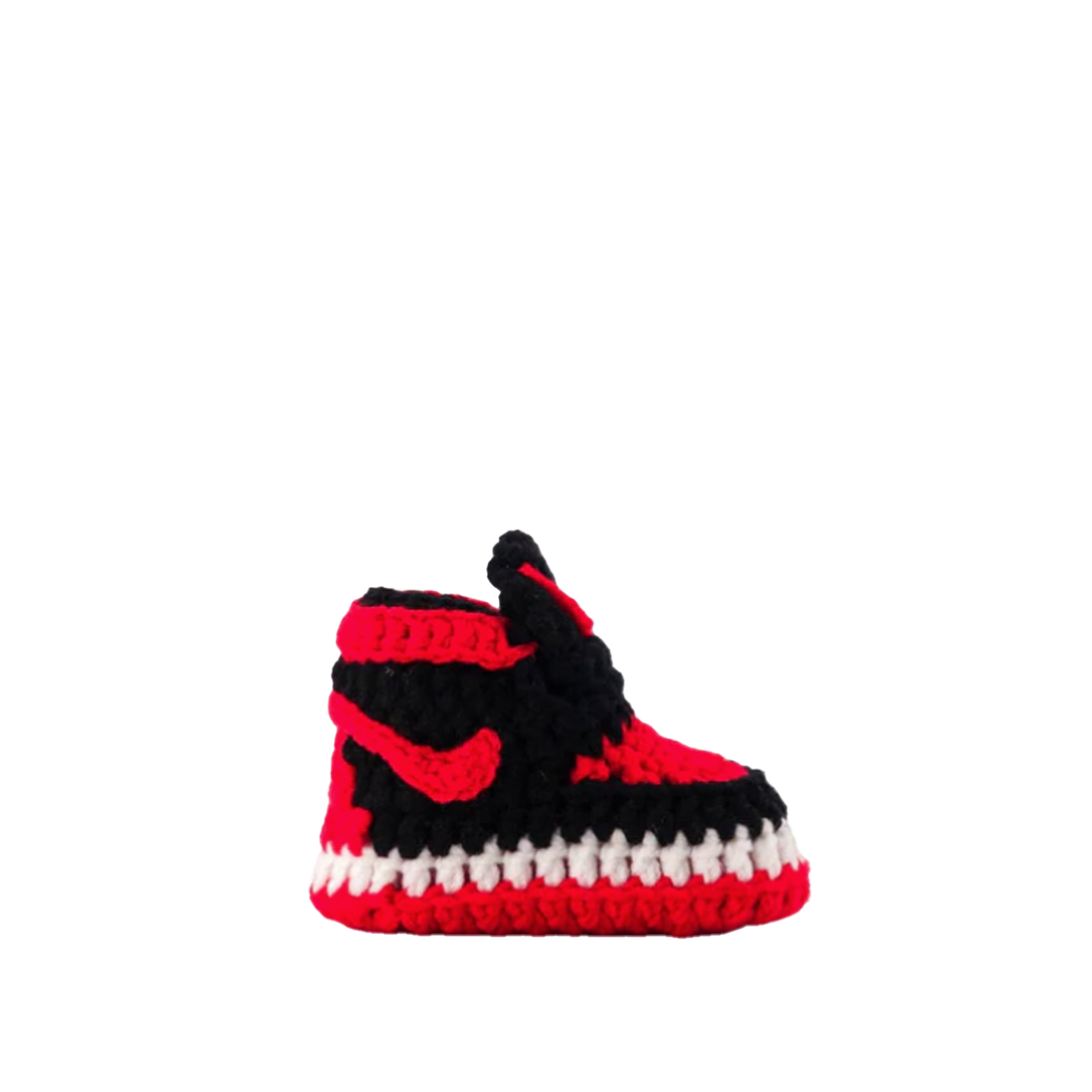 Baby Sneakers AJ1 Bred (Rot / Schwarz) - Allike Store
