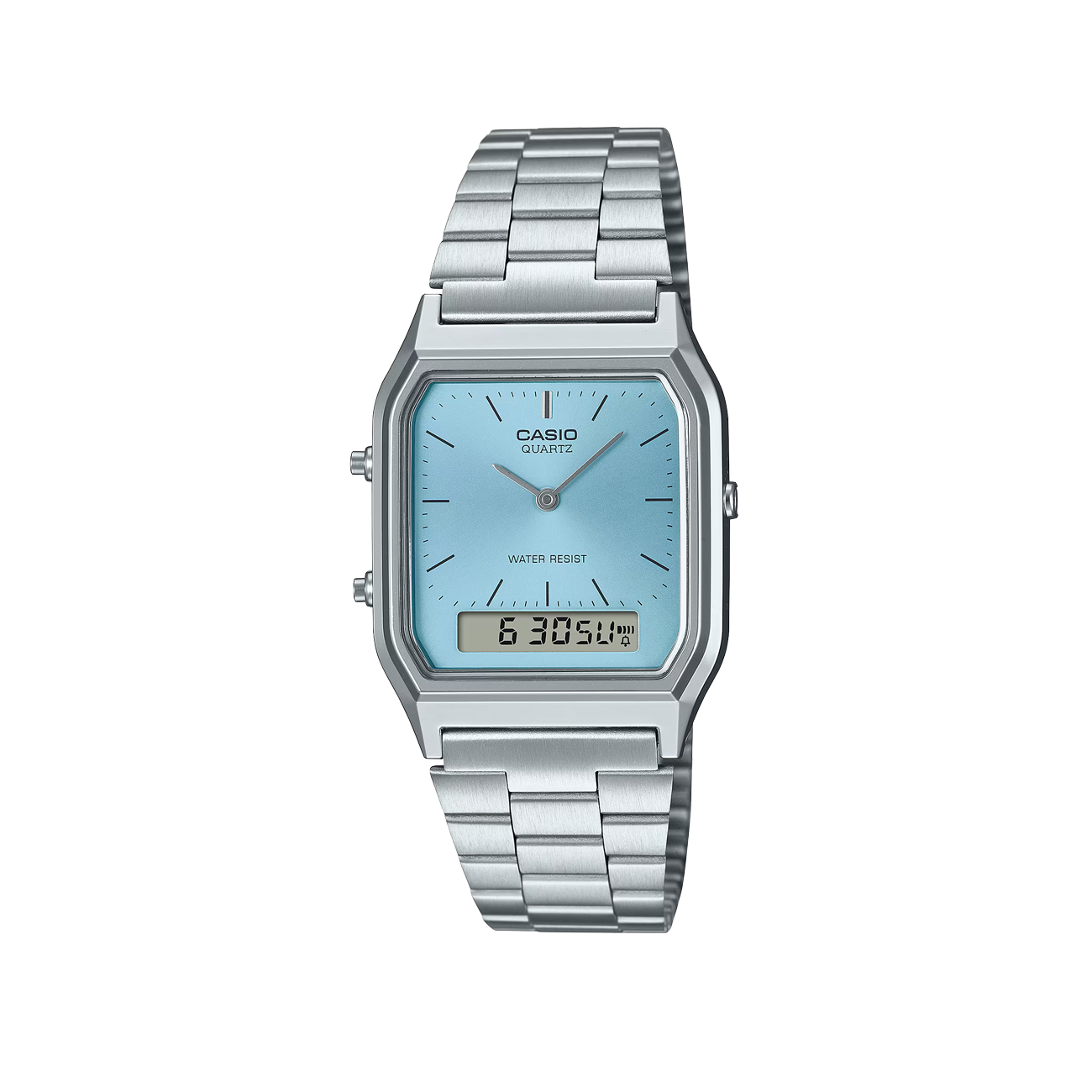 Casio AQ-230A-2A1MQYES (Silber / Blau) - Allike Store