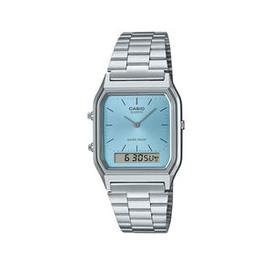 Casio AQ-230A-2A1MQYES (Silber / Blau) - Allike Store