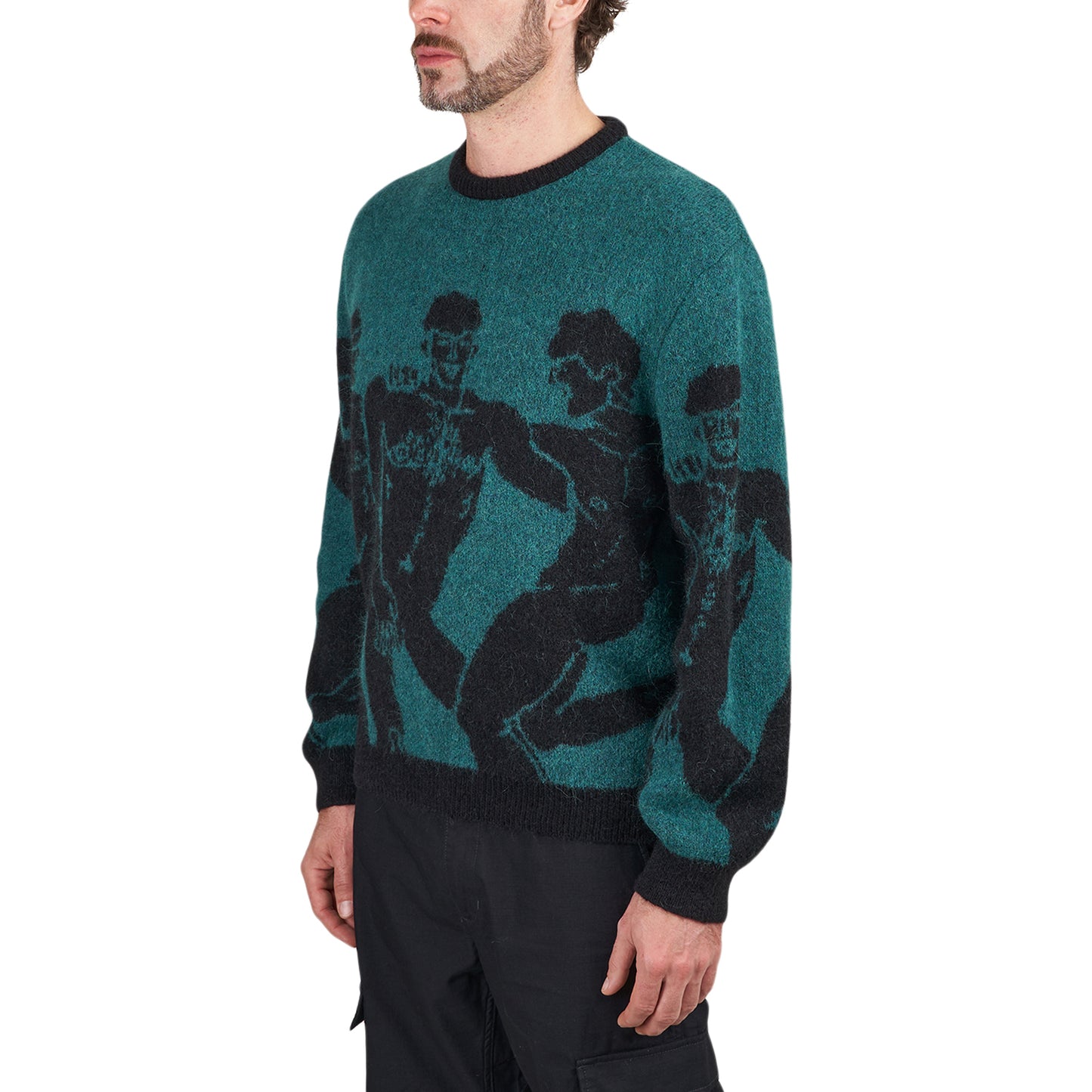 Carne Bollente B.F.F. Sweater (Grün / Schwarz)  - Allike Store