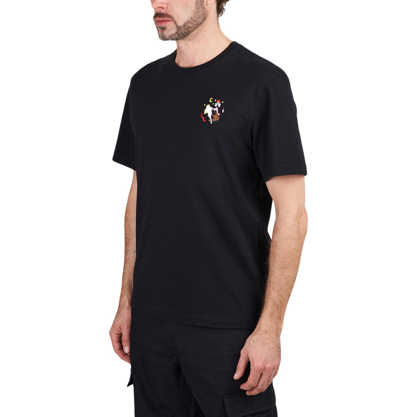 Carne Bollente Middle Edging T-Shirt (Schwarz) - Allike Store