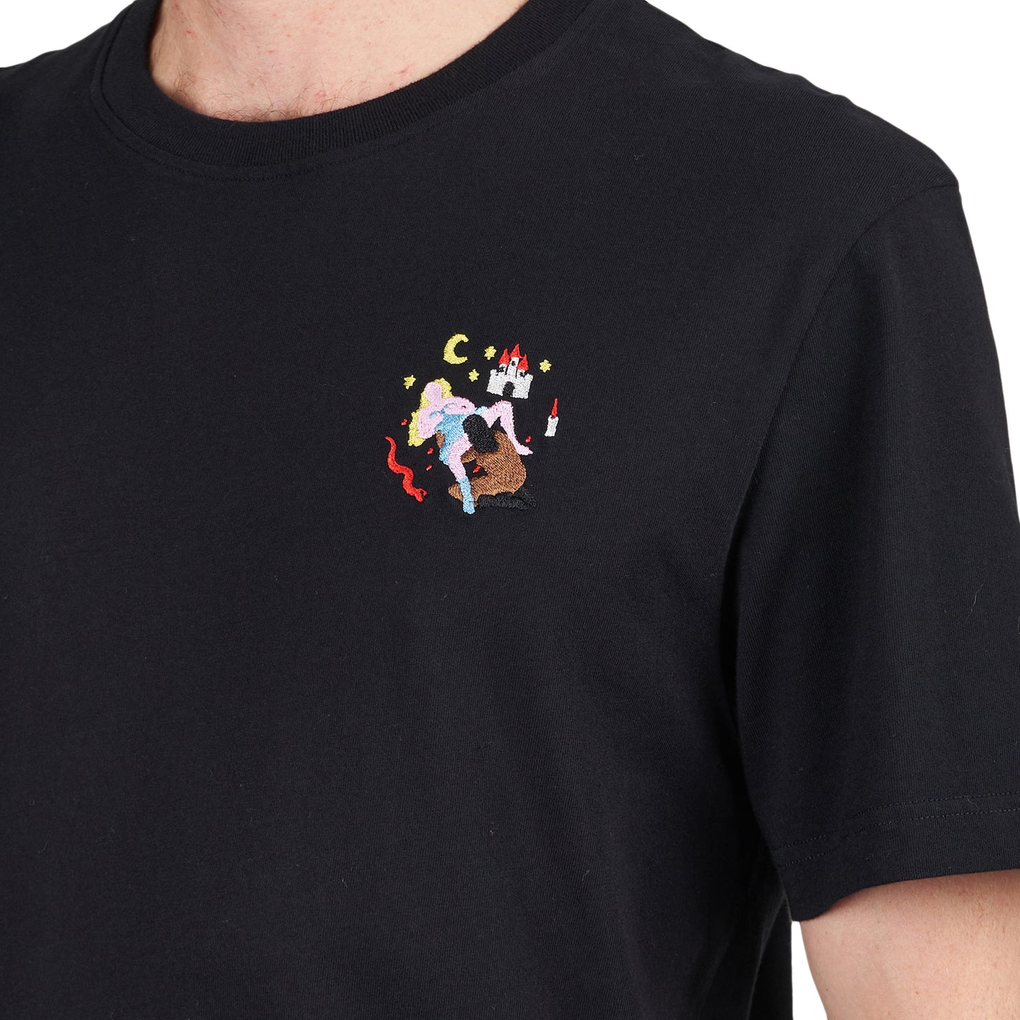 Carne Bollente Middle Edging T-Shirt (Schwarz) - Allike Store