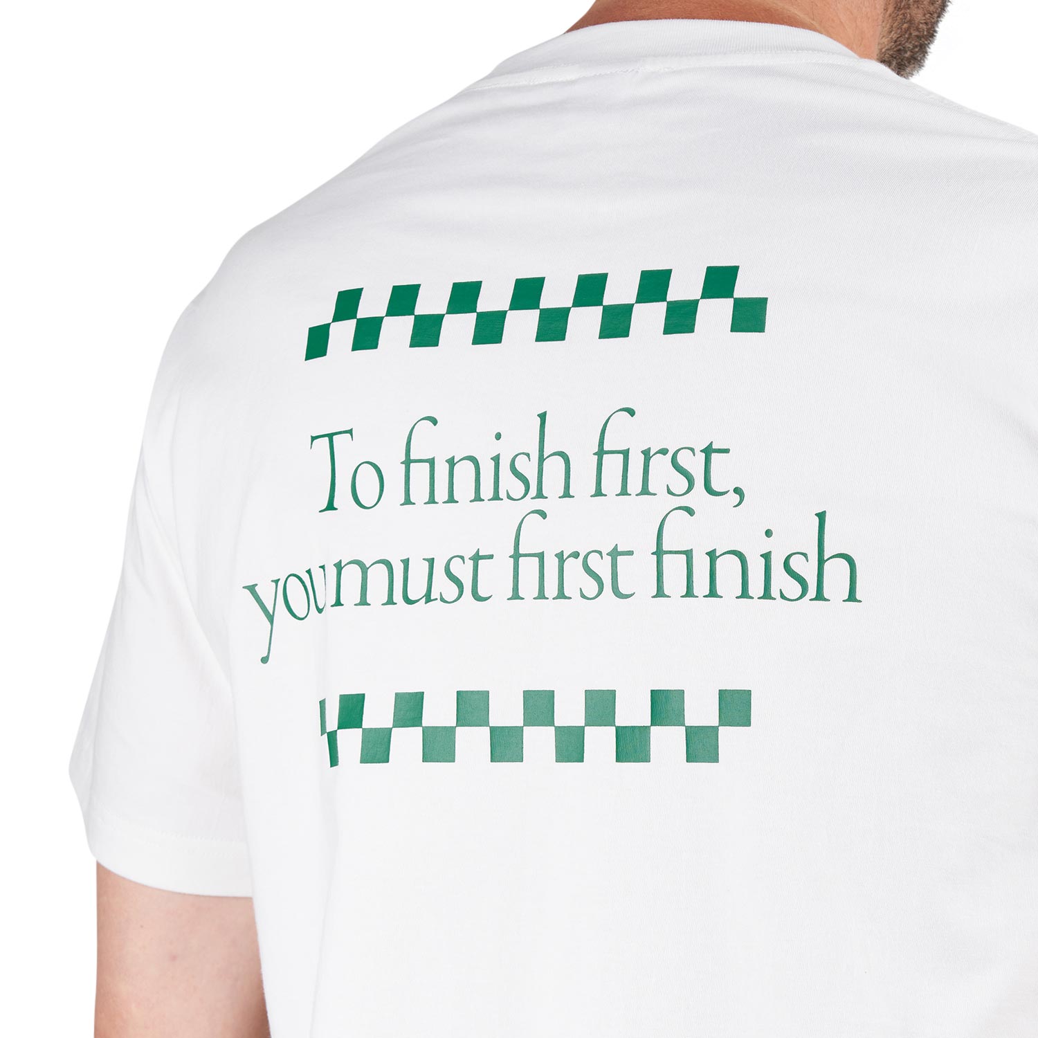 Allike Running Association T-Shirt (Weiß / Grün) - Allike Store