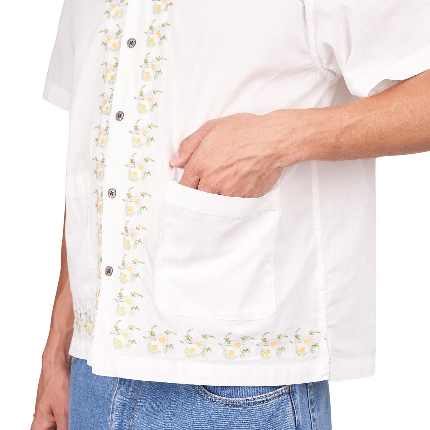 Obey Tres Woven Hemd (Weiß) - Allike Store