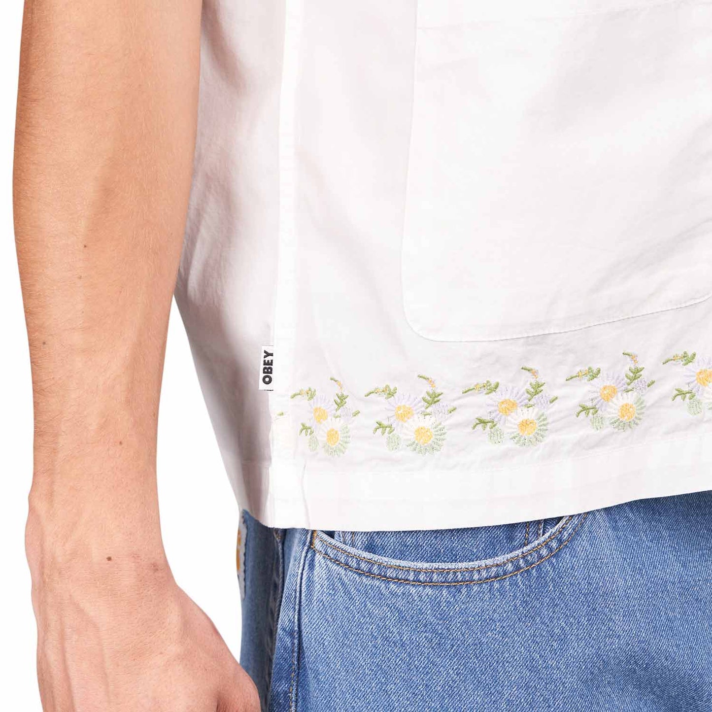 Obey Tres Woven Hemd (Weiß) - Allike Store