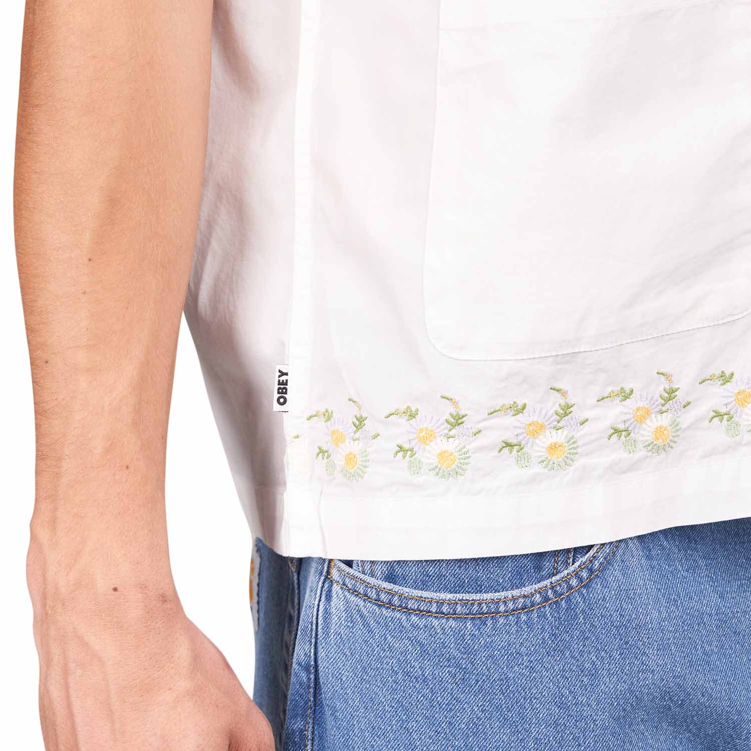 Obey Tres Woven Hemd (Weiß)  - Allike Store
