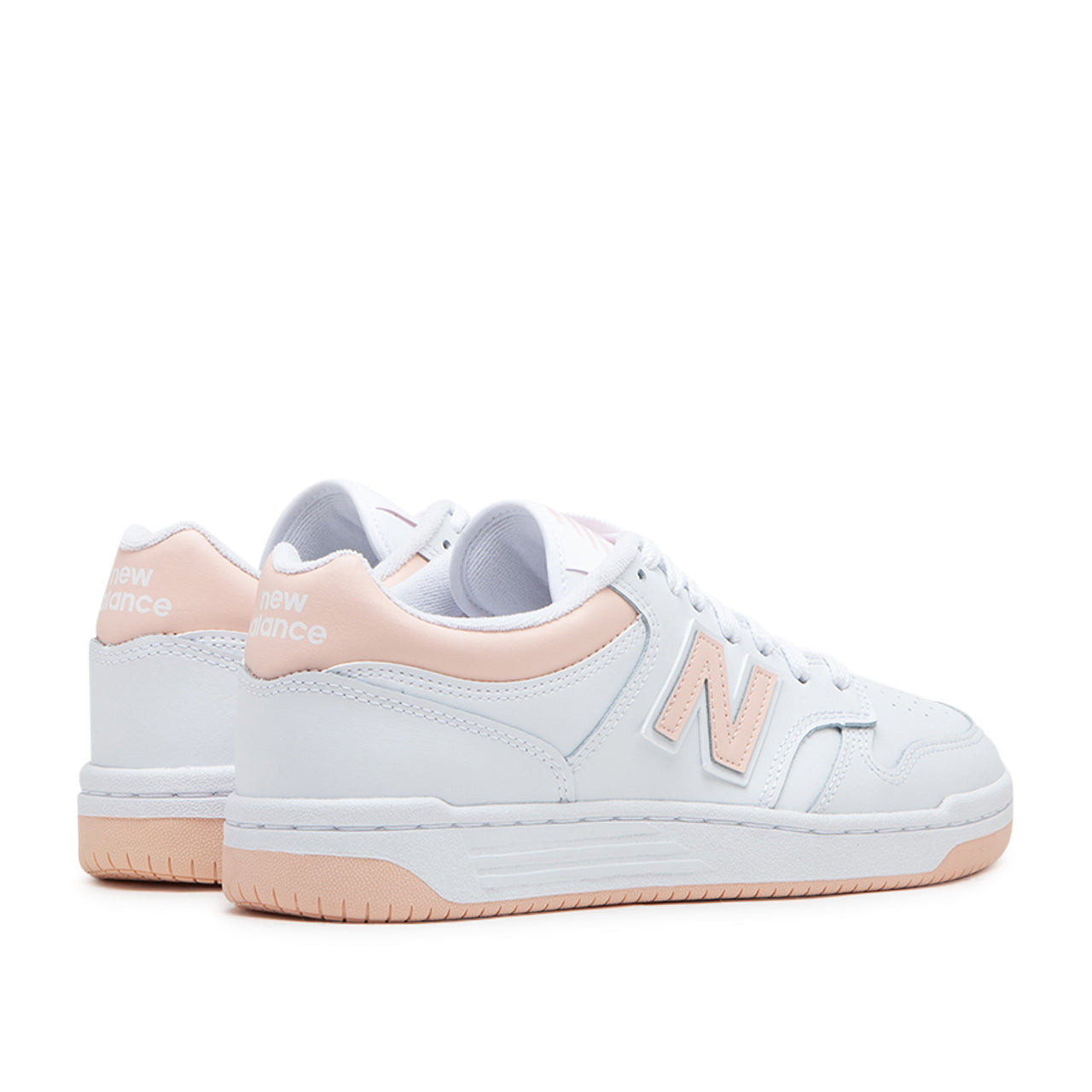 New Balance BB480LPH (Weiß / Rosa) - Allike Store