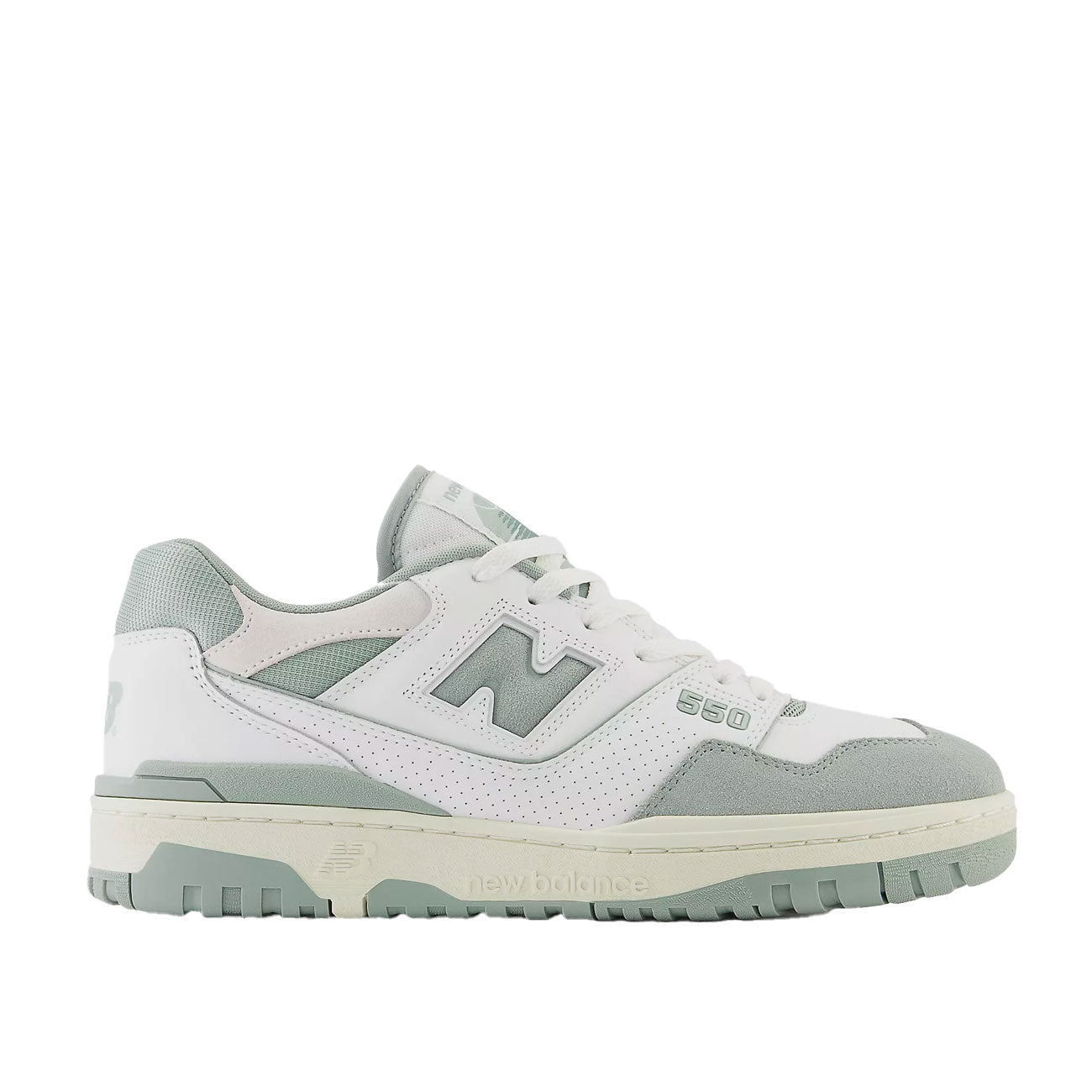 New Balance BB550NED (Weiß / Grün) - Allike Store