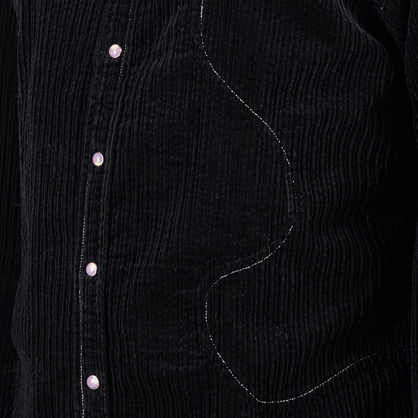 Brain Dead Organic Panel Ranch Shirt (Schwarz) - Allike Store