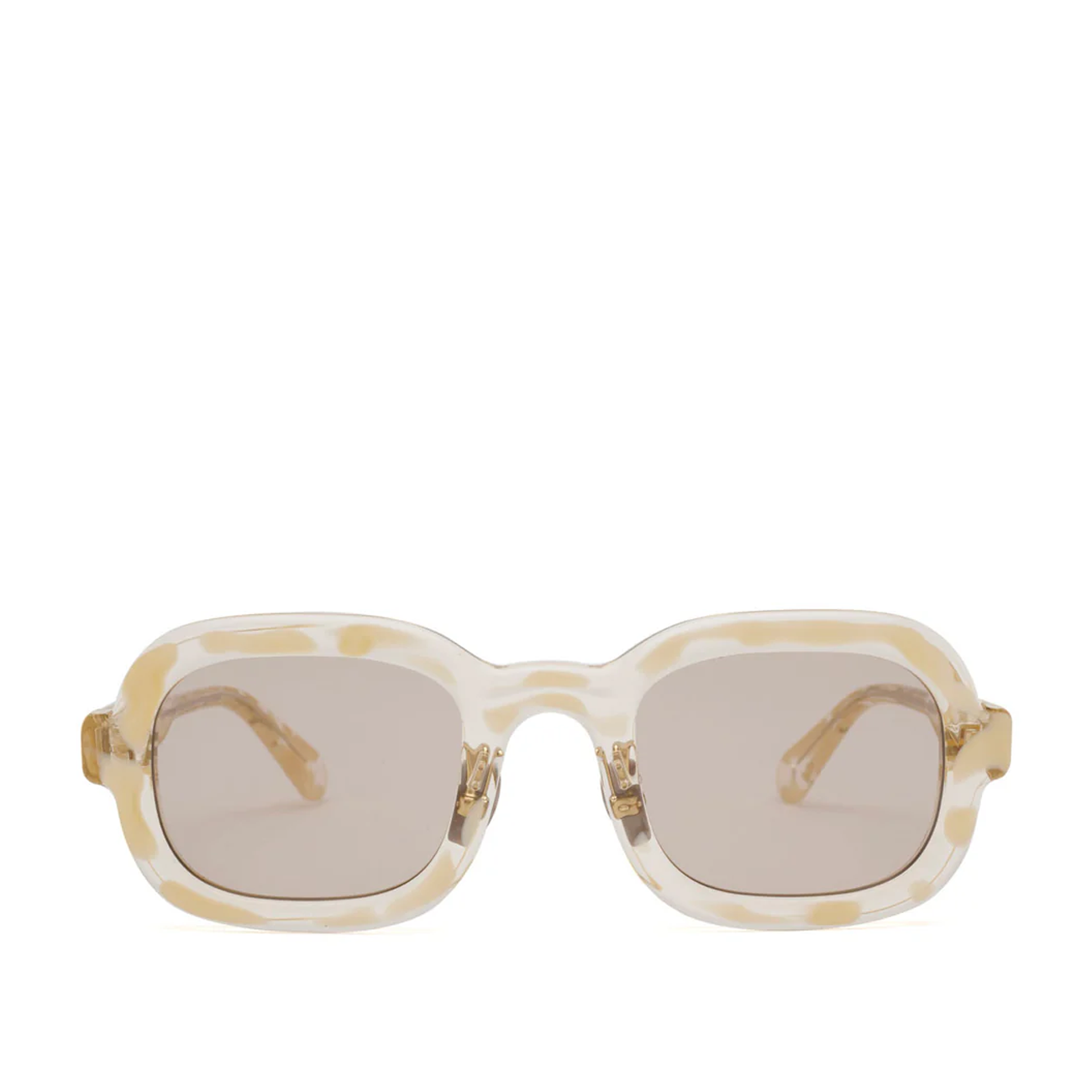 Brain Dead Newman Sunglasses (Beige / Braun) - Allike Store