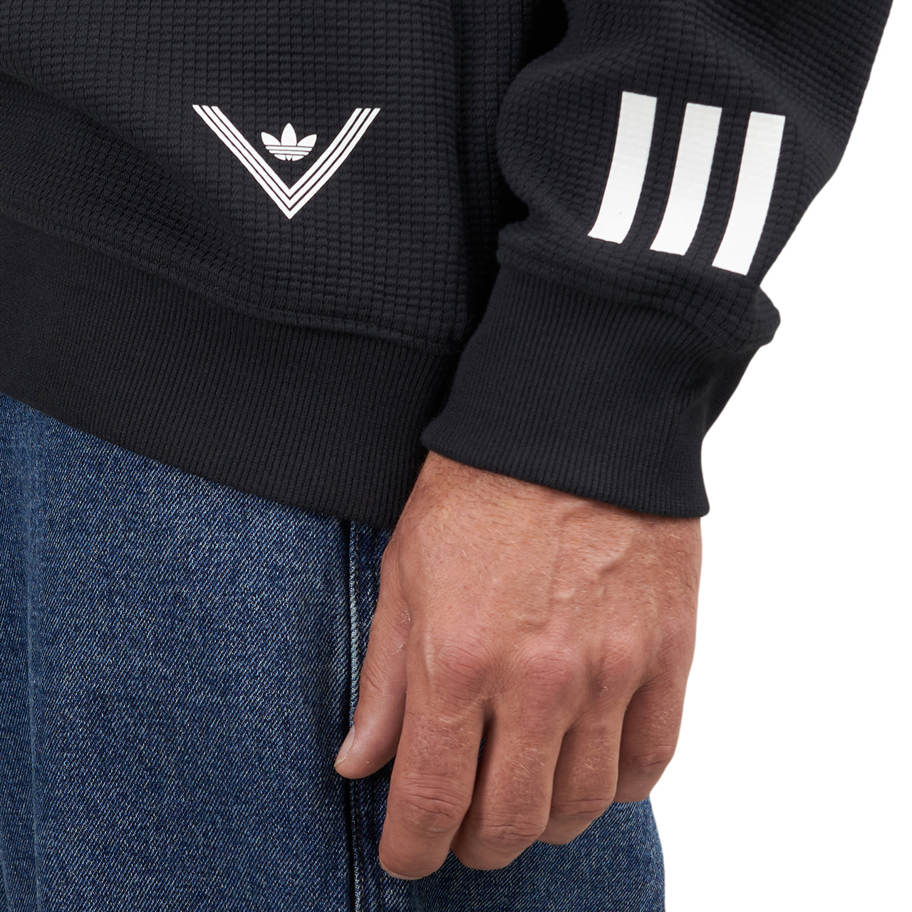 adidas x White Mountaineering Sweatshirt (Schwarz) - Allike Store