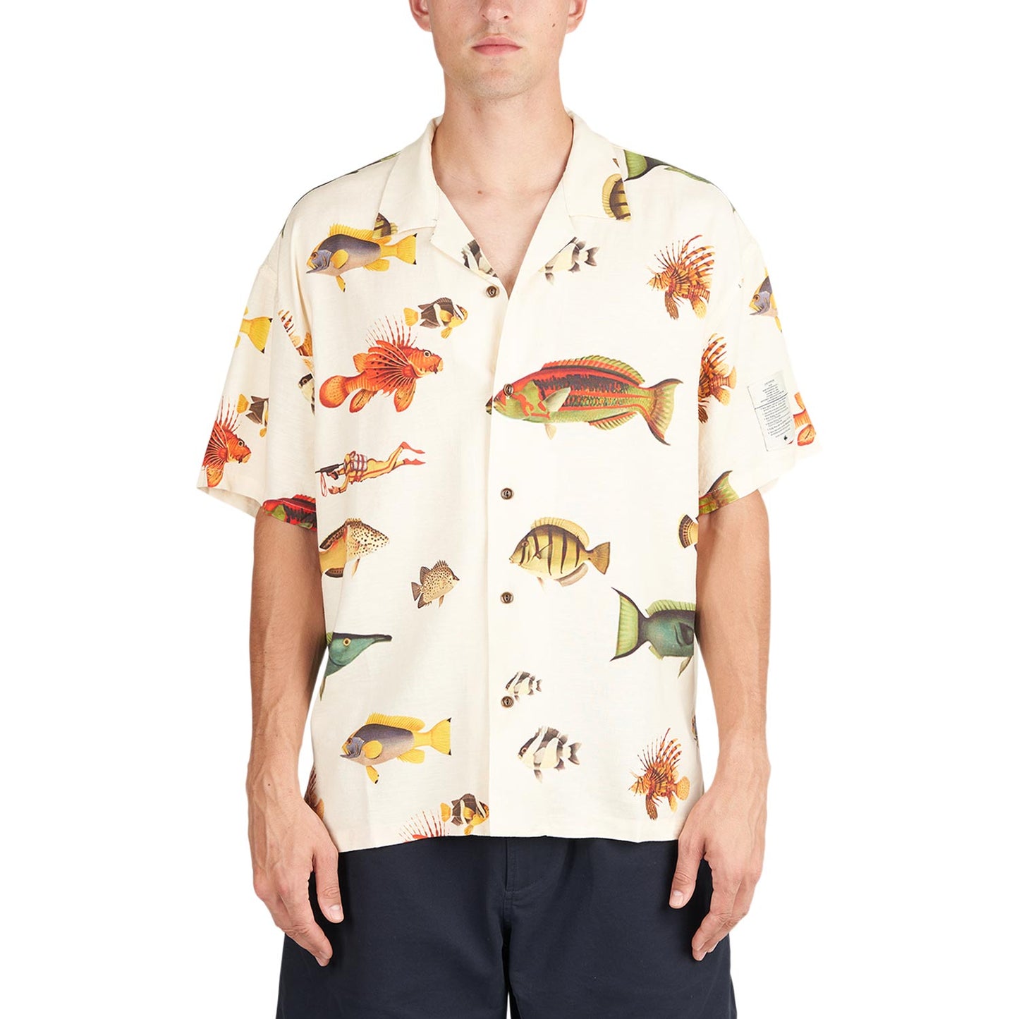 Club Stubborn Souvenir Shirt Zero (Beige / Multi) - Allike Store
