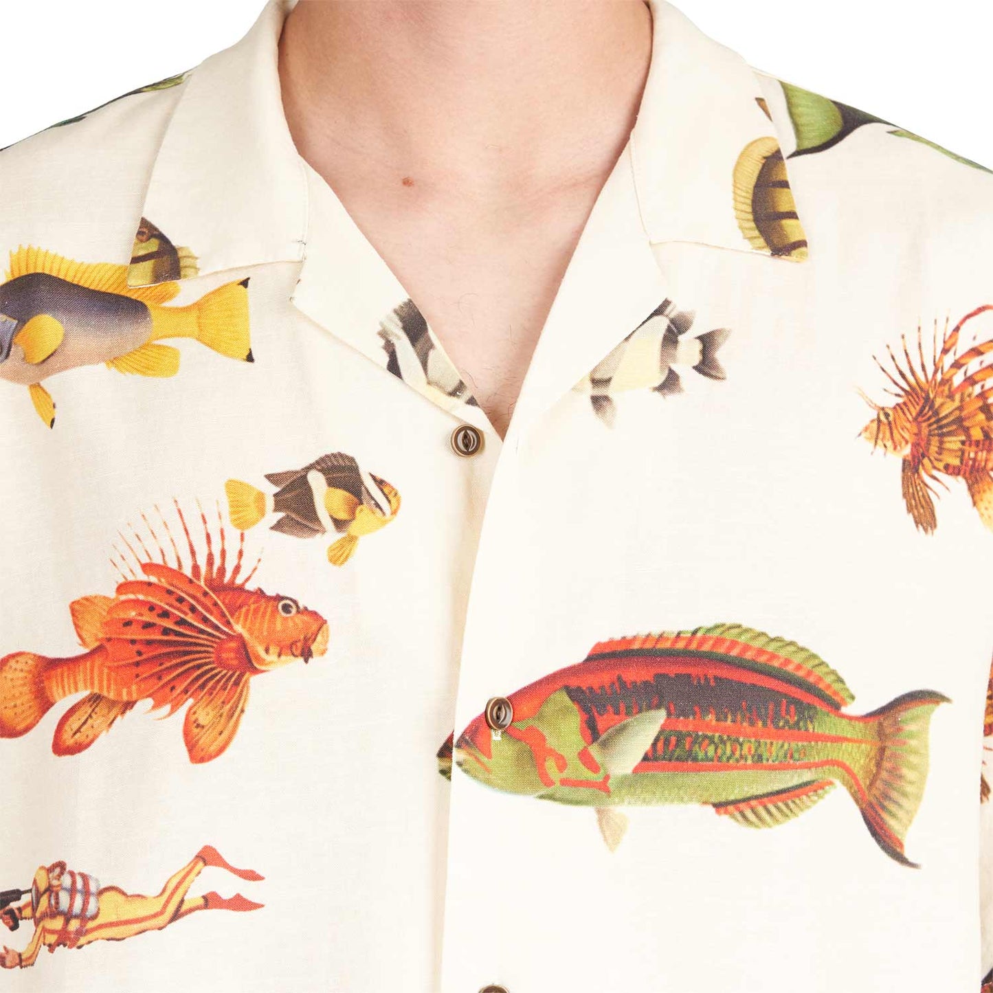 Club Stubborn Souvenir Shirt Zero (Beige / Multi) - Allike Store
