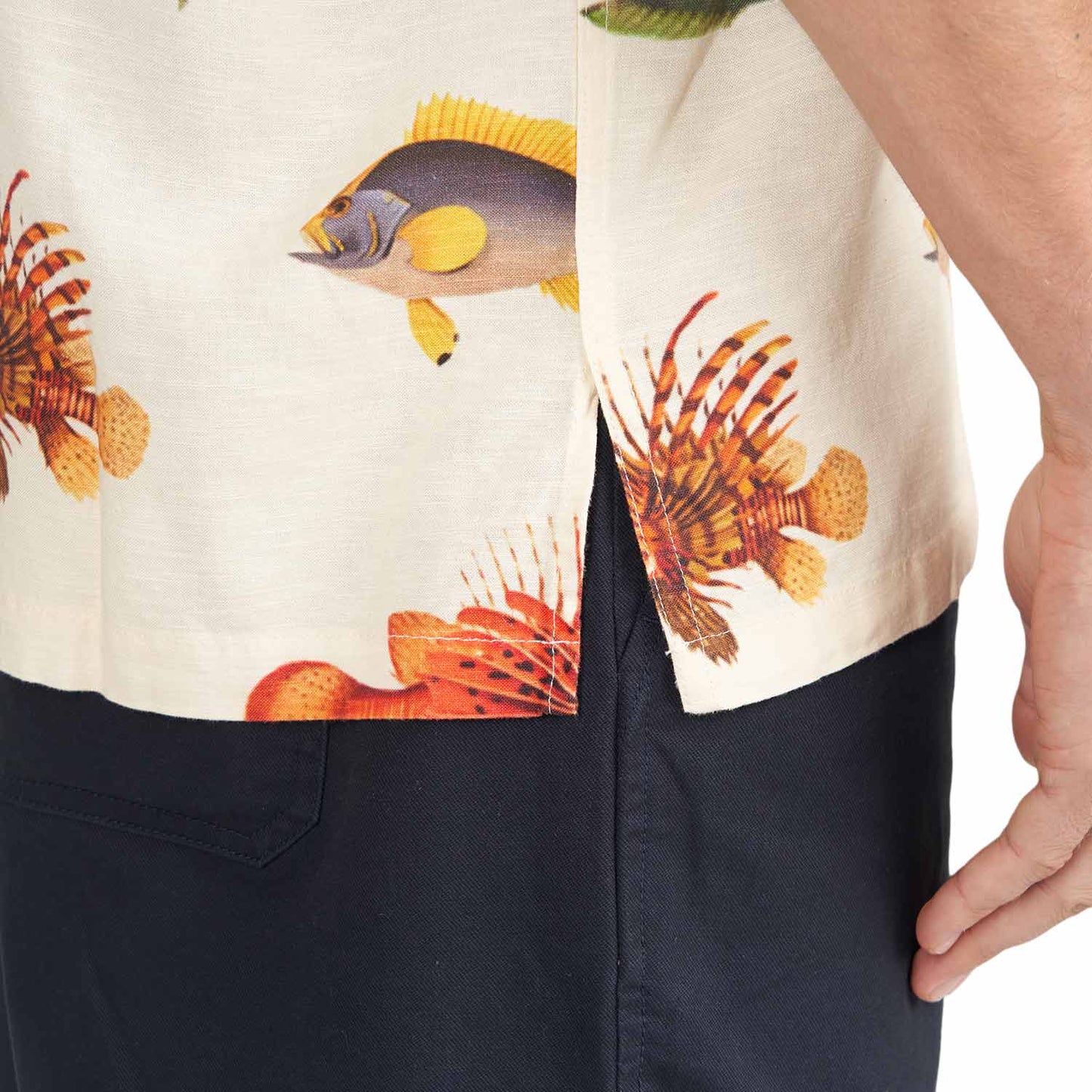 Club Stubborn Souvenir Shirt Zero (Beige / Multi) - Allike Store
