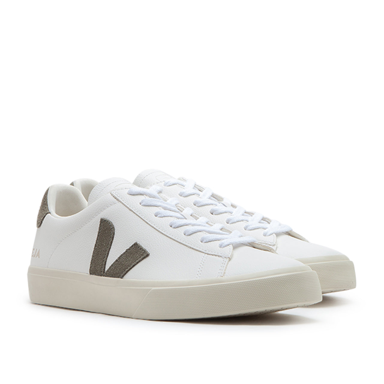 Veja Campo Chromefree Leather (Weiß / Khaki)  - Allike Store