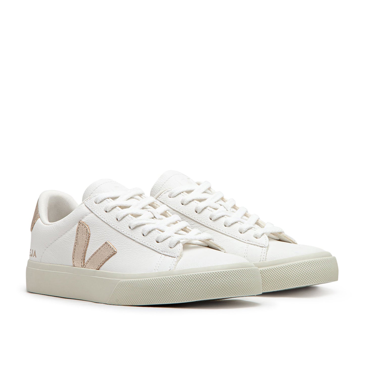 Veja WMNS Campo Chromefree Leather (Weiß / Bronze)  - Allike Store