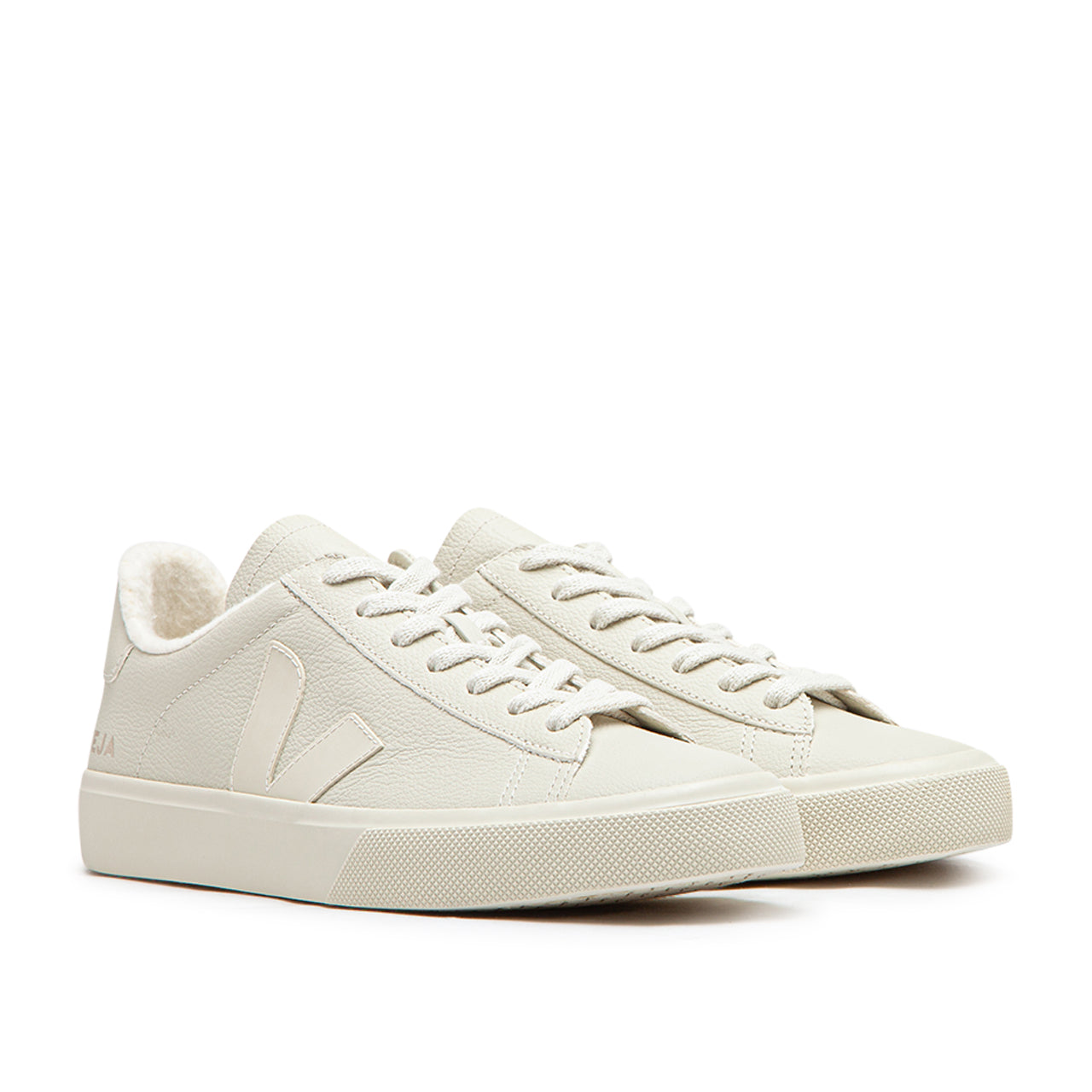 Veja WMNS Campo Winter Chromefree Leather (Creme)  - Allike Store