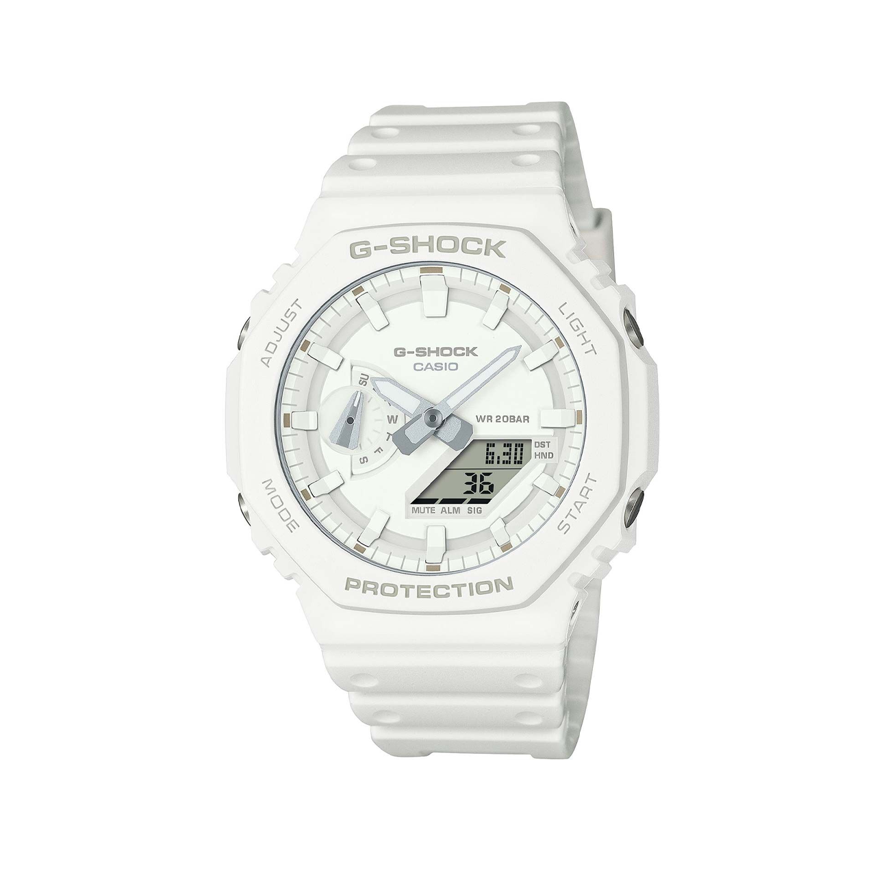 Casio G-Shock GA-2100-7A7ER (Weiß)  - Allike Store