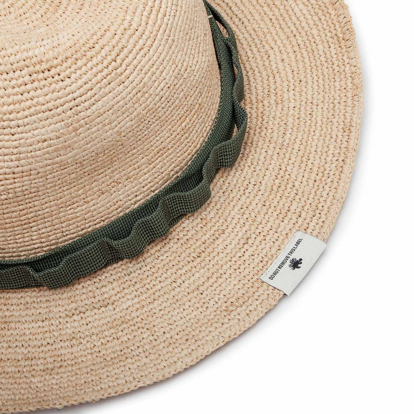 Club Stubborn Military Straw Hat (Beige) - Allike Store
