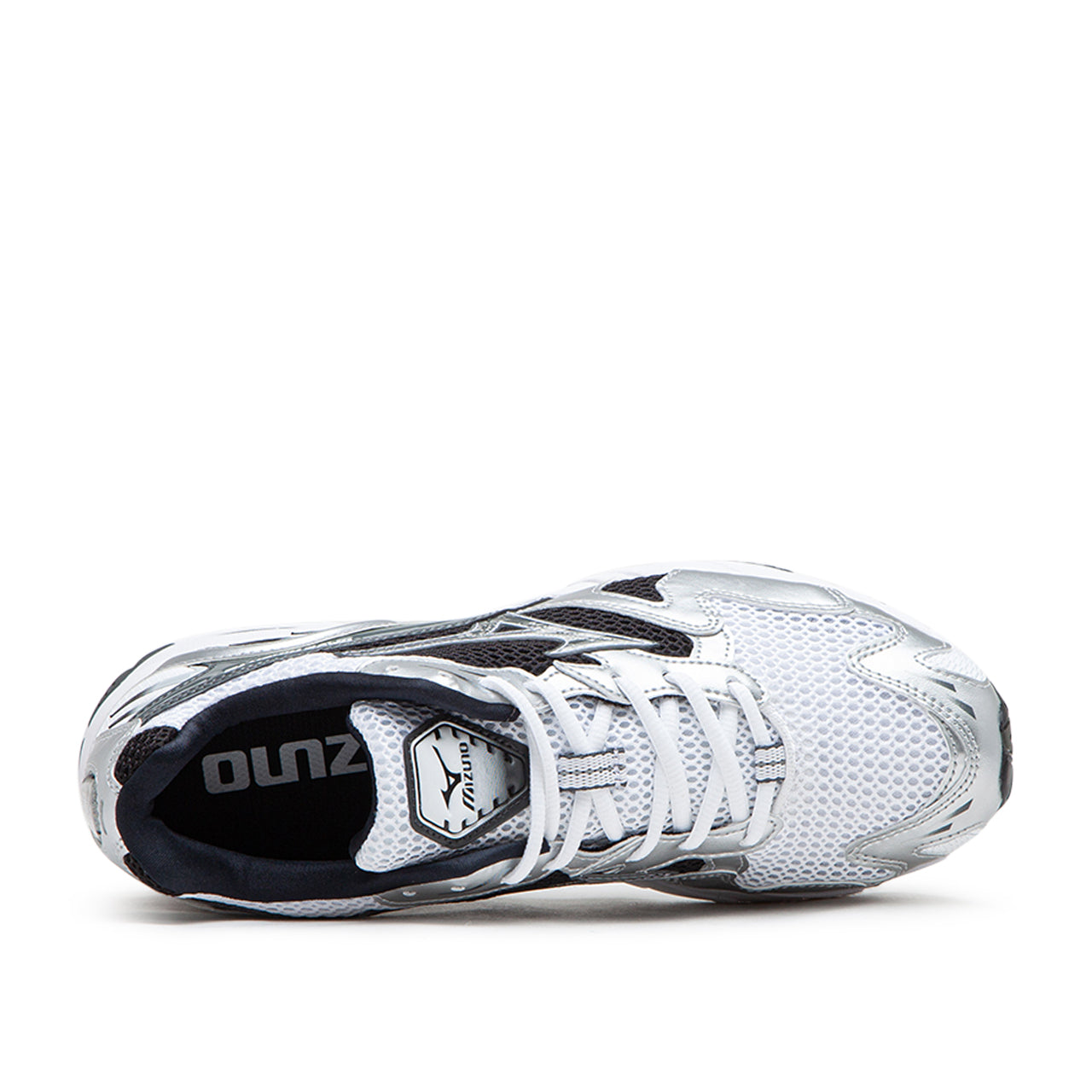 Mizuno Wave Rider 10 (Weiß / Silber / Schwarz) - Allike Store