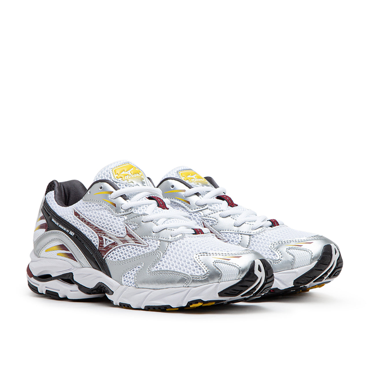 Mizuno Wave Rider 10 (Weiß / Silber)  - Allike Store