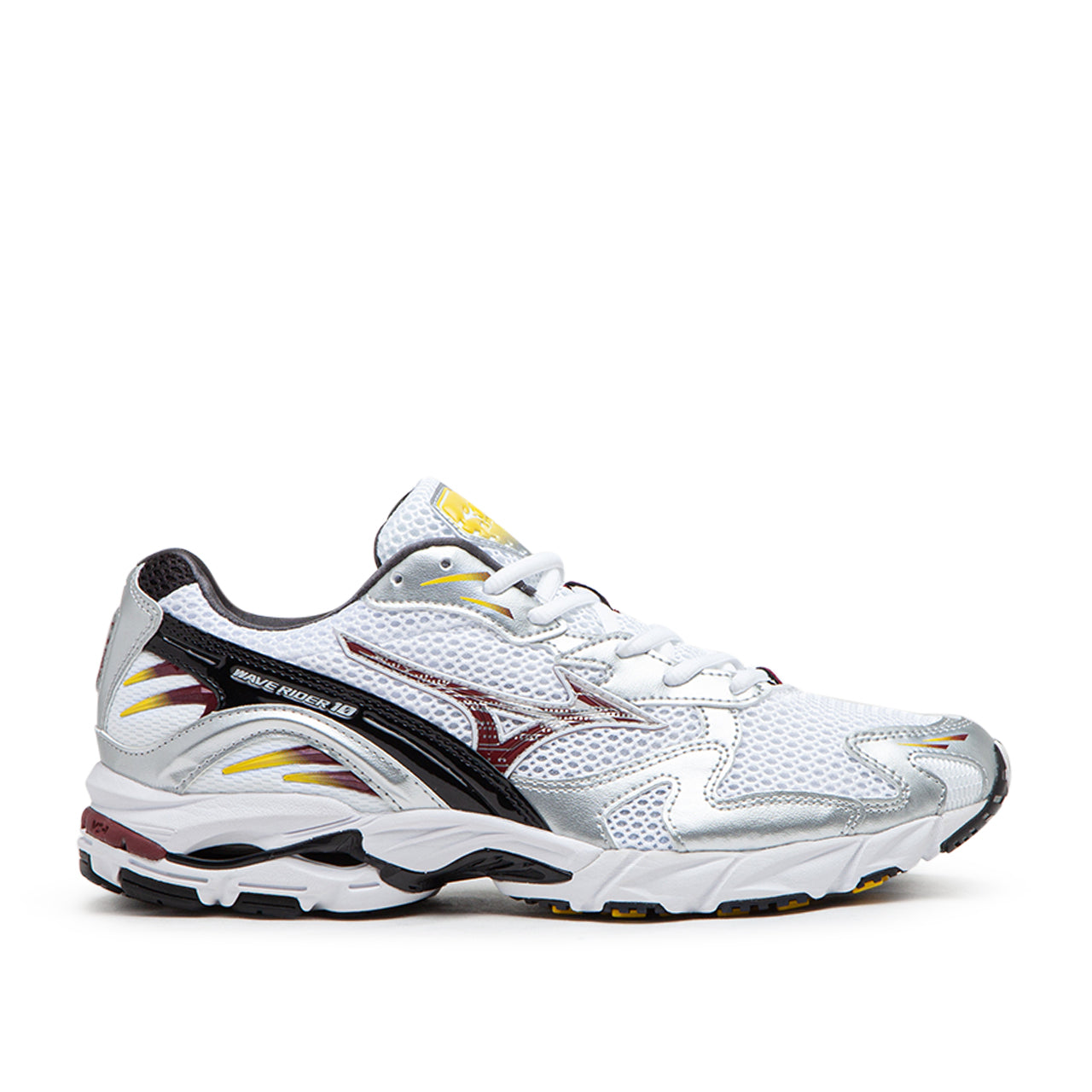 Mizuno Wave Rider 10 (Weiß / Silber)  - Allike Store