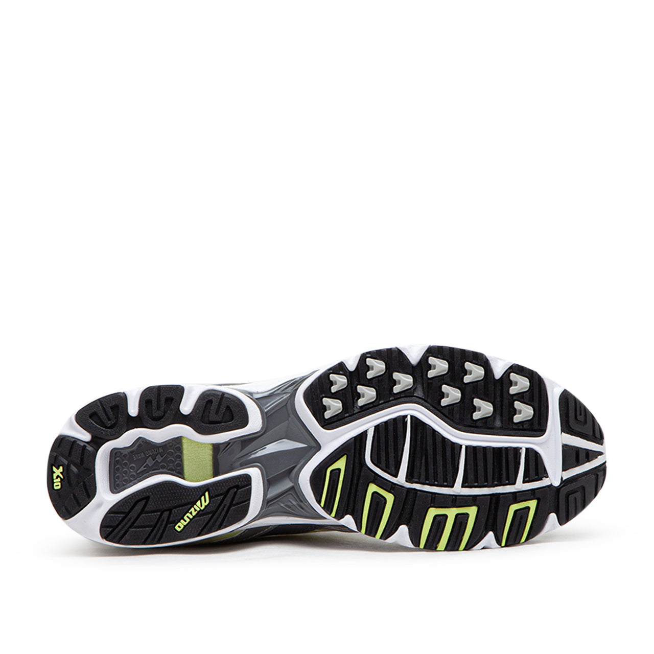 Mizuno Wave Rider 10 (Weiß / Silber / Gelb) - Allike Store