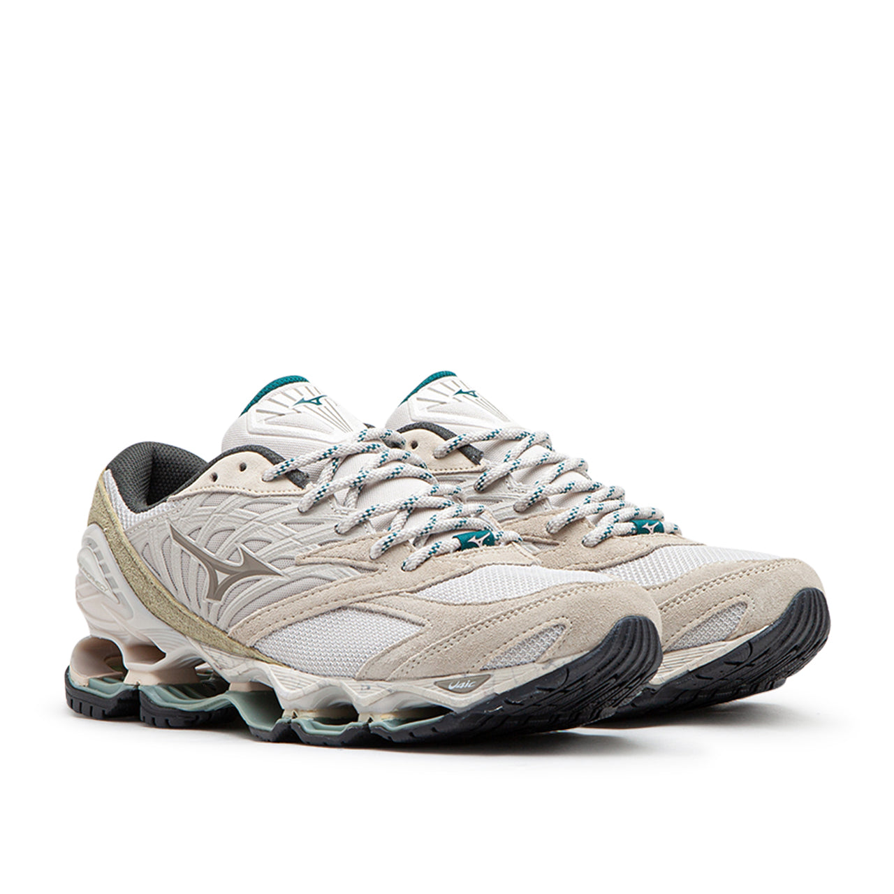 Mizuno Wave Prophecy Kizuna "Nomad Pack" (Creme / Grün) - Allike Store