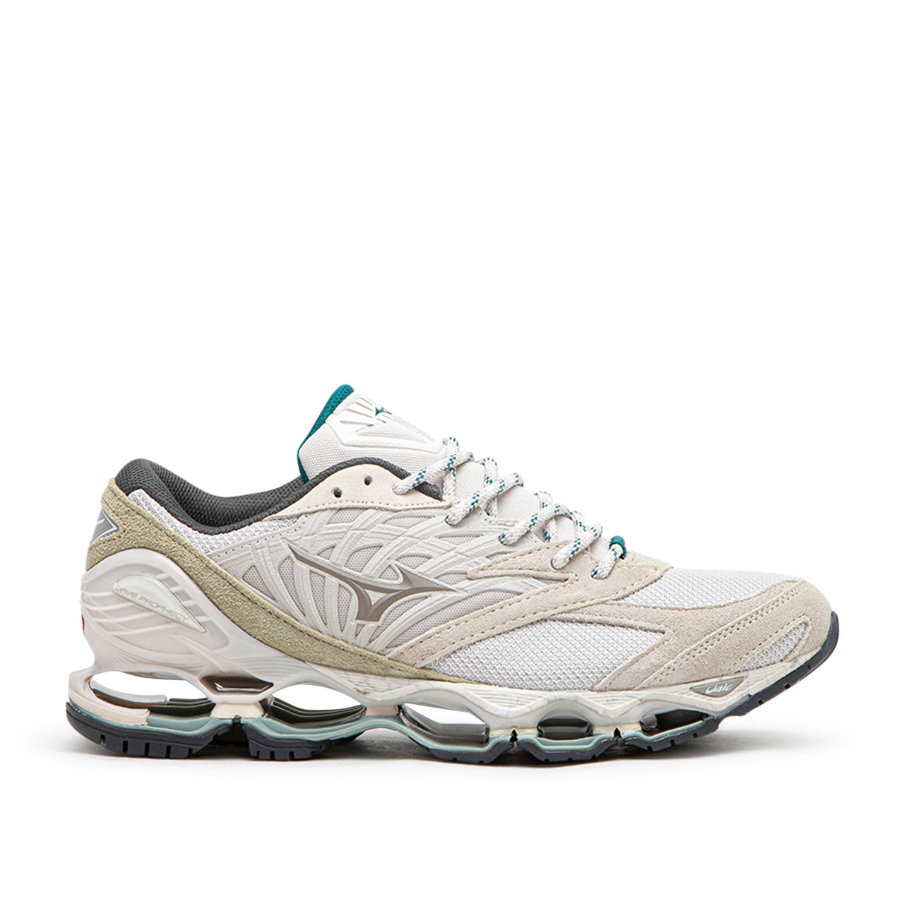 Mizuno Wave Prophecy Kizuna "Nomad Pack" (Creme / Grün)  - Allike Store