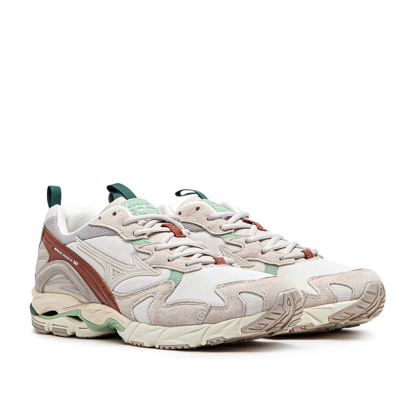 Mizuno Wave Rider 10 (Beige / Grün)  - Allike Store