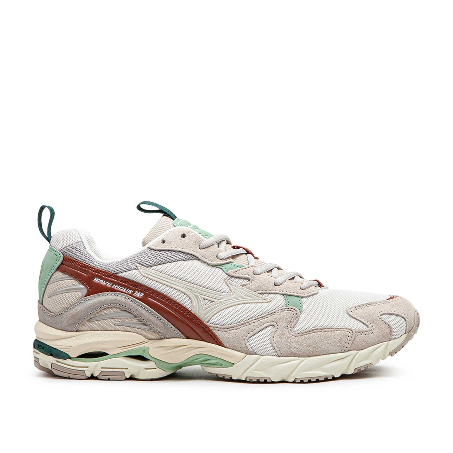 Mizuno Wave Rider 10 (Beige / Grün)  - Allike Store