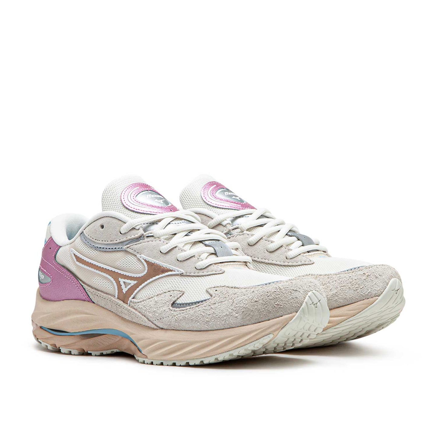 Mizuno Wave Rider Beta Kosei (Beige / Pink)  - Allike Store