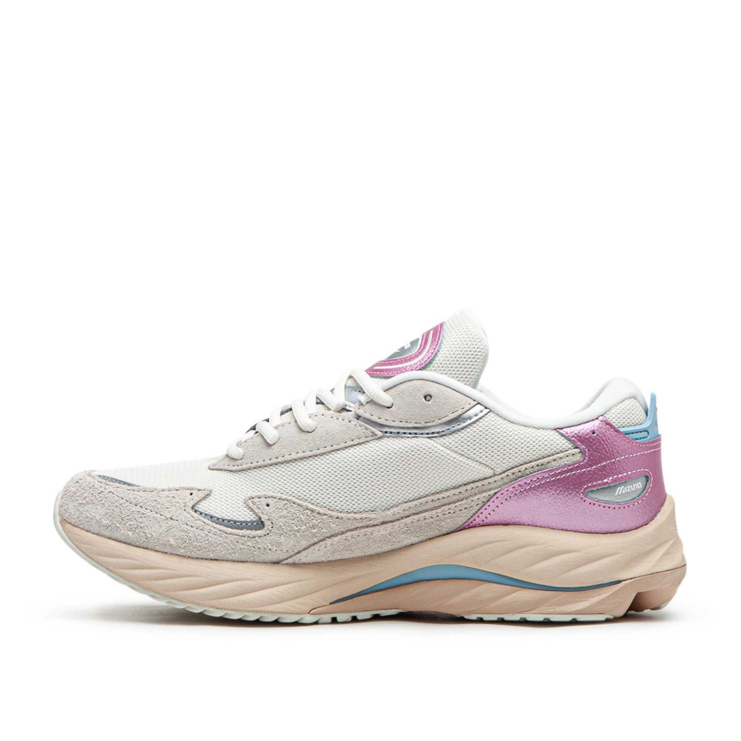 Mizuno Wave Rider Beta Kosei (Beige / Pink)  - Allike Store