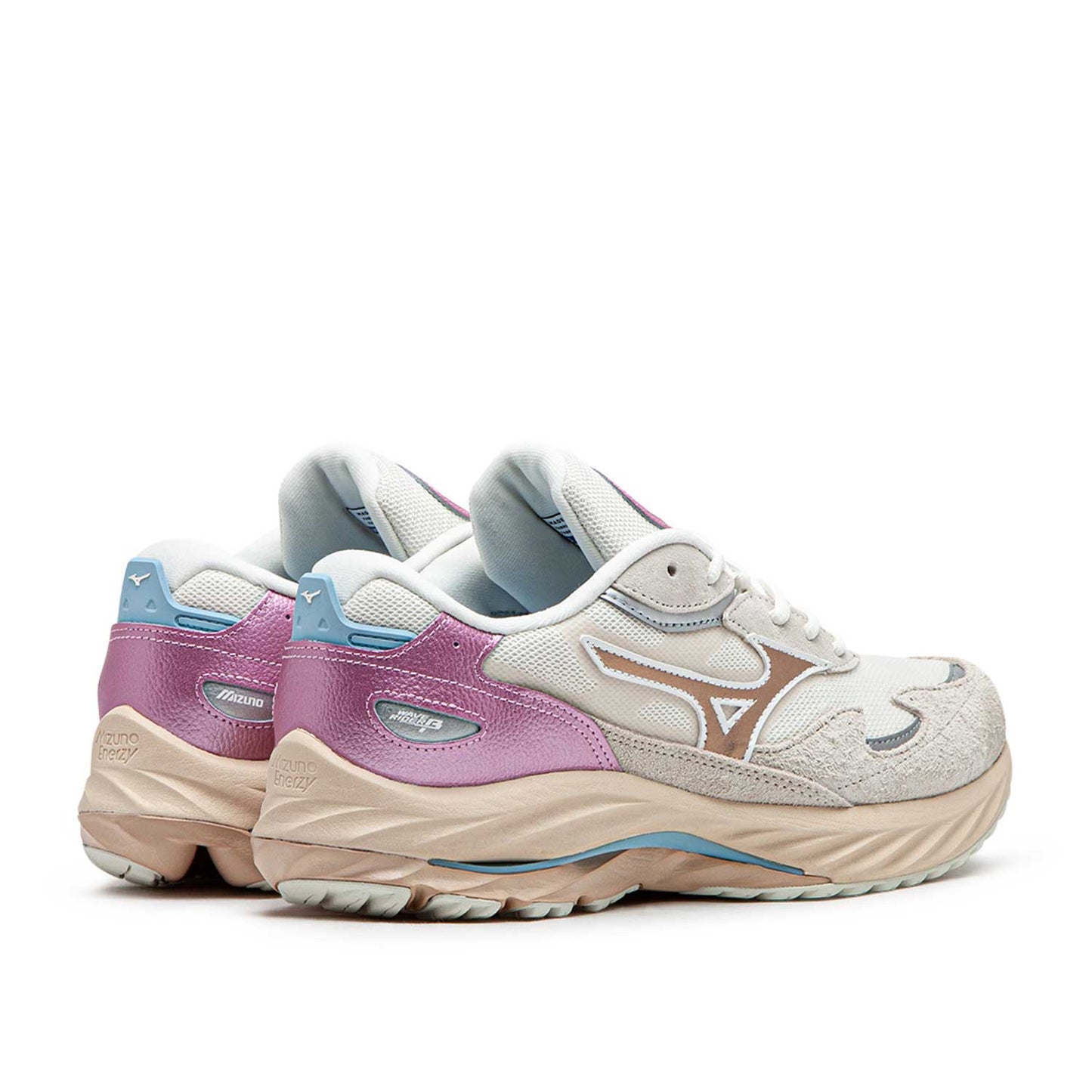 Mizuno Wave Rider Beta Kosei (Beige / Pink)  - Allike Store