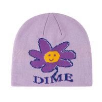 Dime Cute Flower Skull Cap Beanie (Lavender)