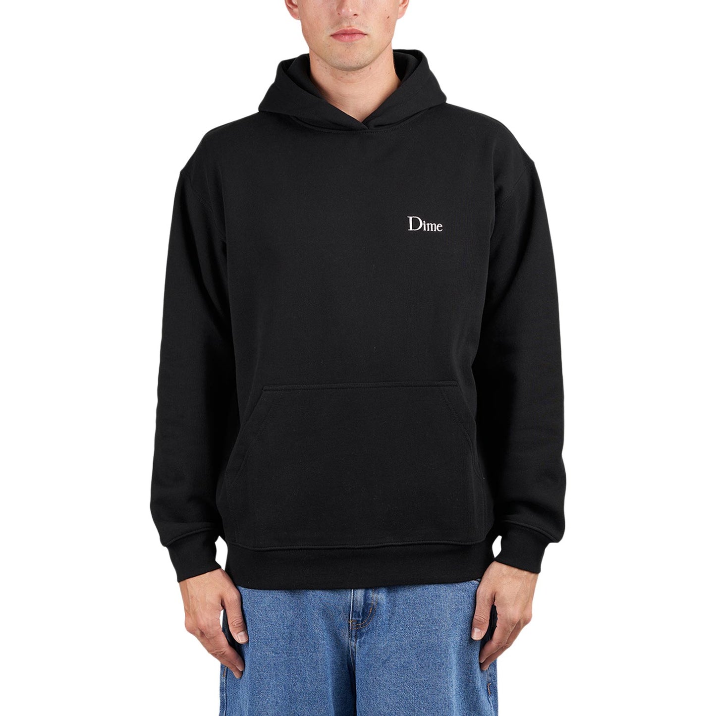 Dime Classic Small Logo Hoodie (Schwarz) - Allike Store