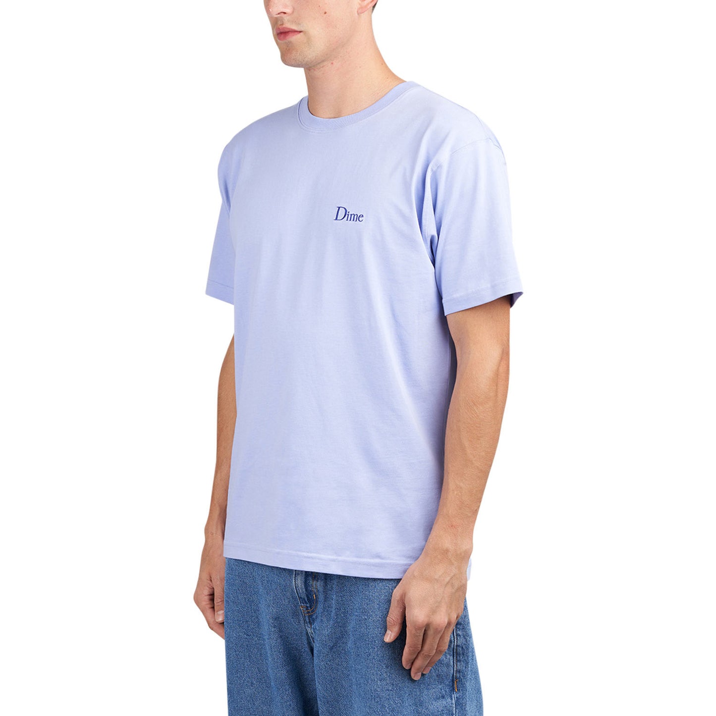 Dime Classic Small Logo T-Shirt (Lila) - Allike Store