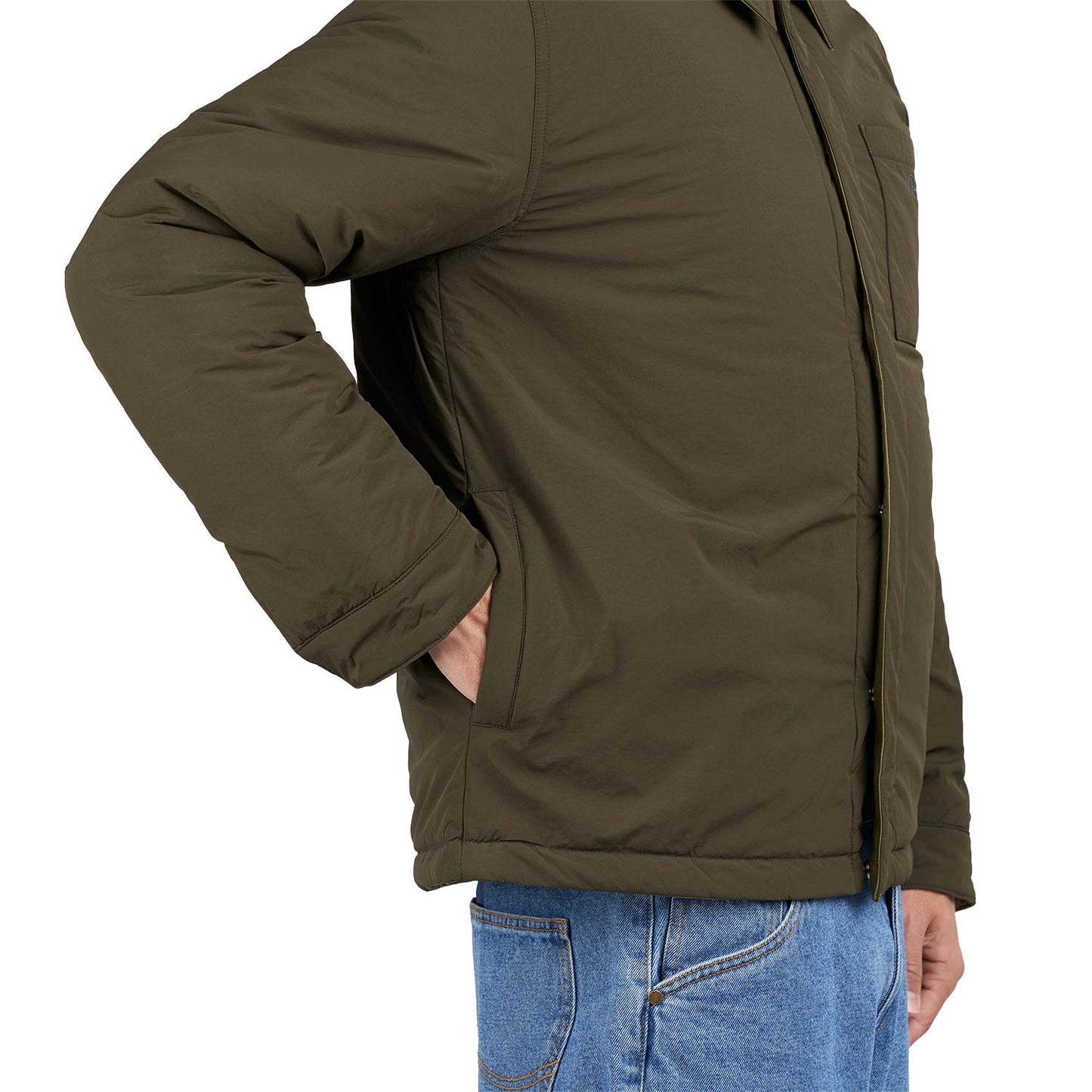 Dime Reversible Insulated Jacket (Oliv / Beige) - Allike Store