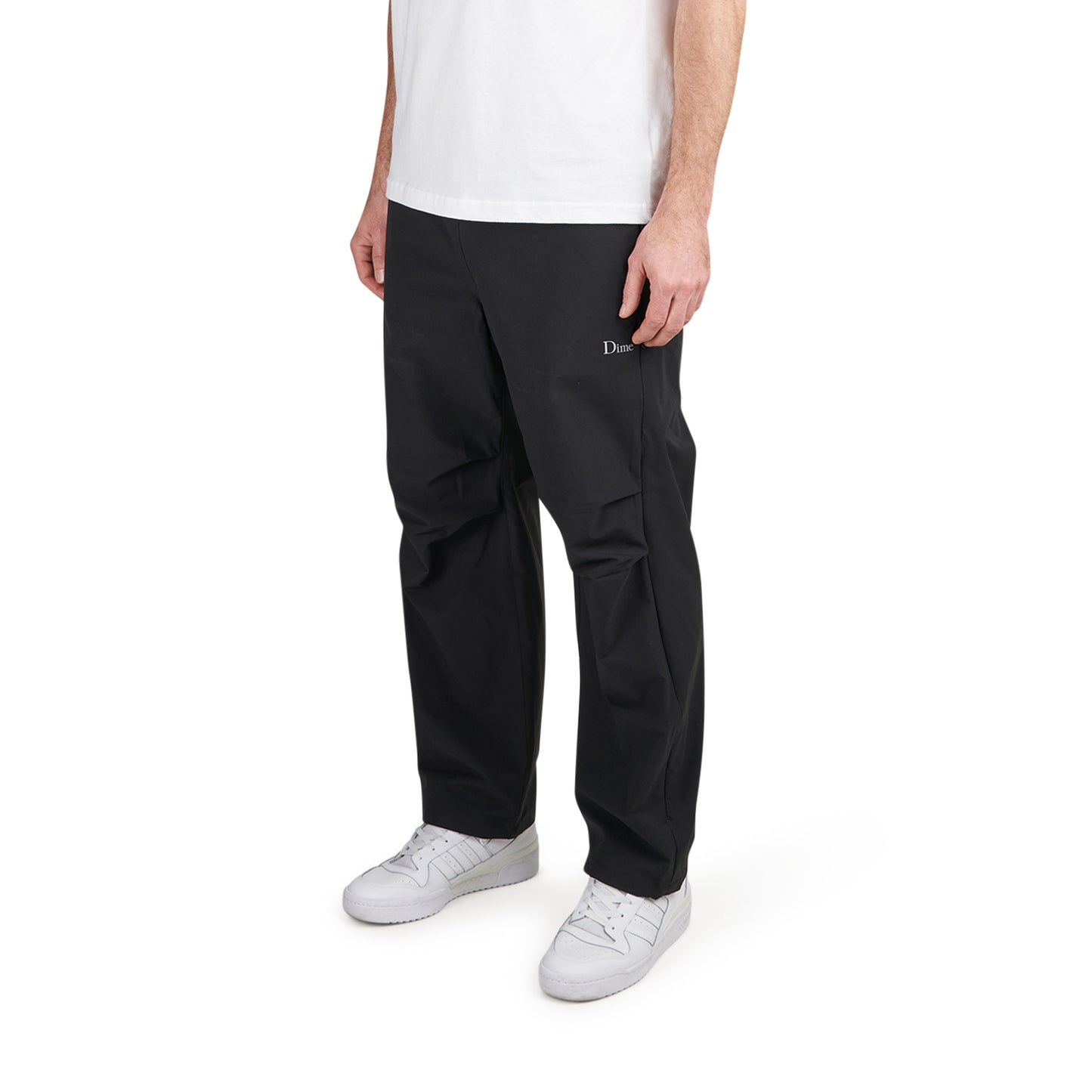 Dime Relaxed Zip Pants (Schwarz) - Allike Store