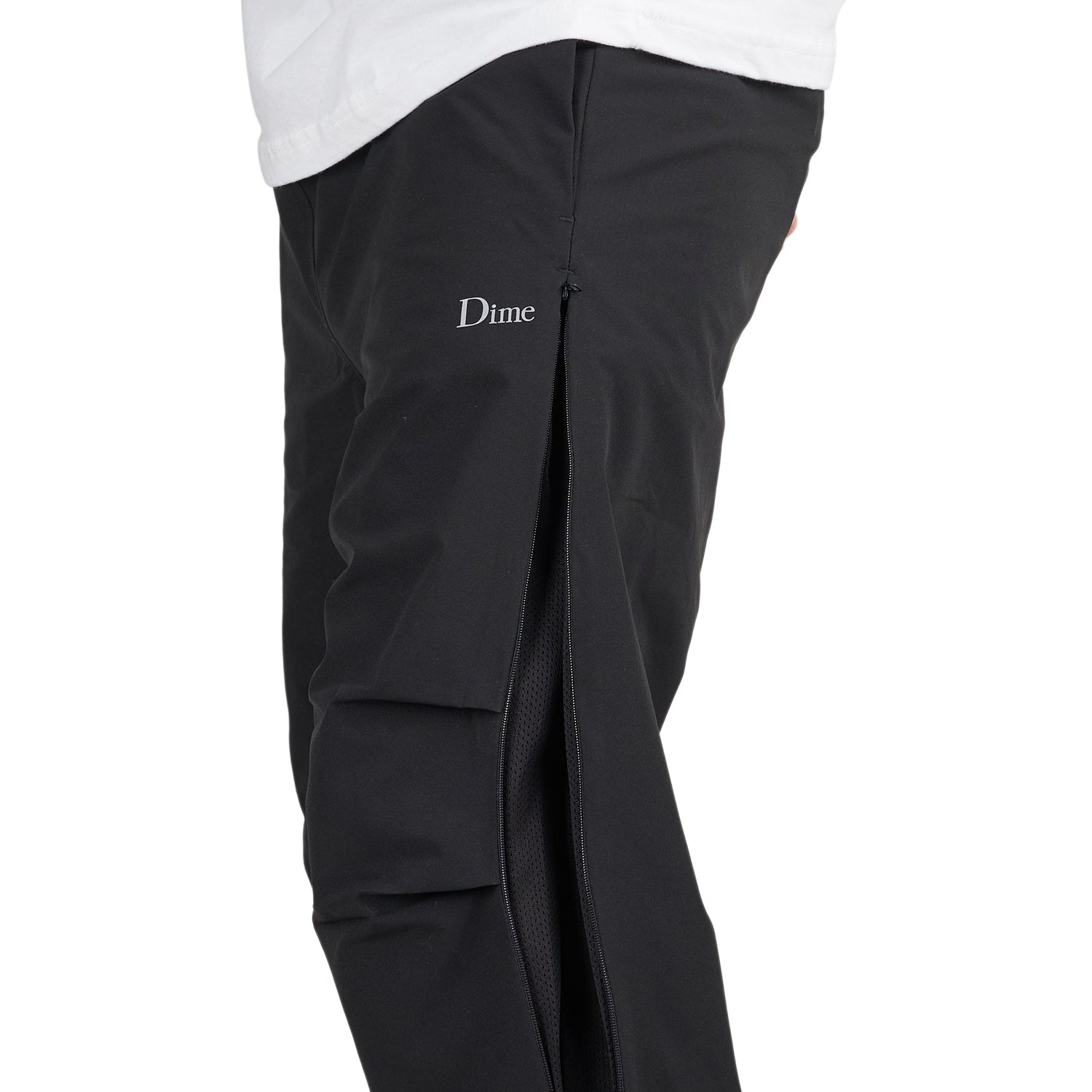 Dime Relaxed Zip Pants (Schwarz)  - Allike Store