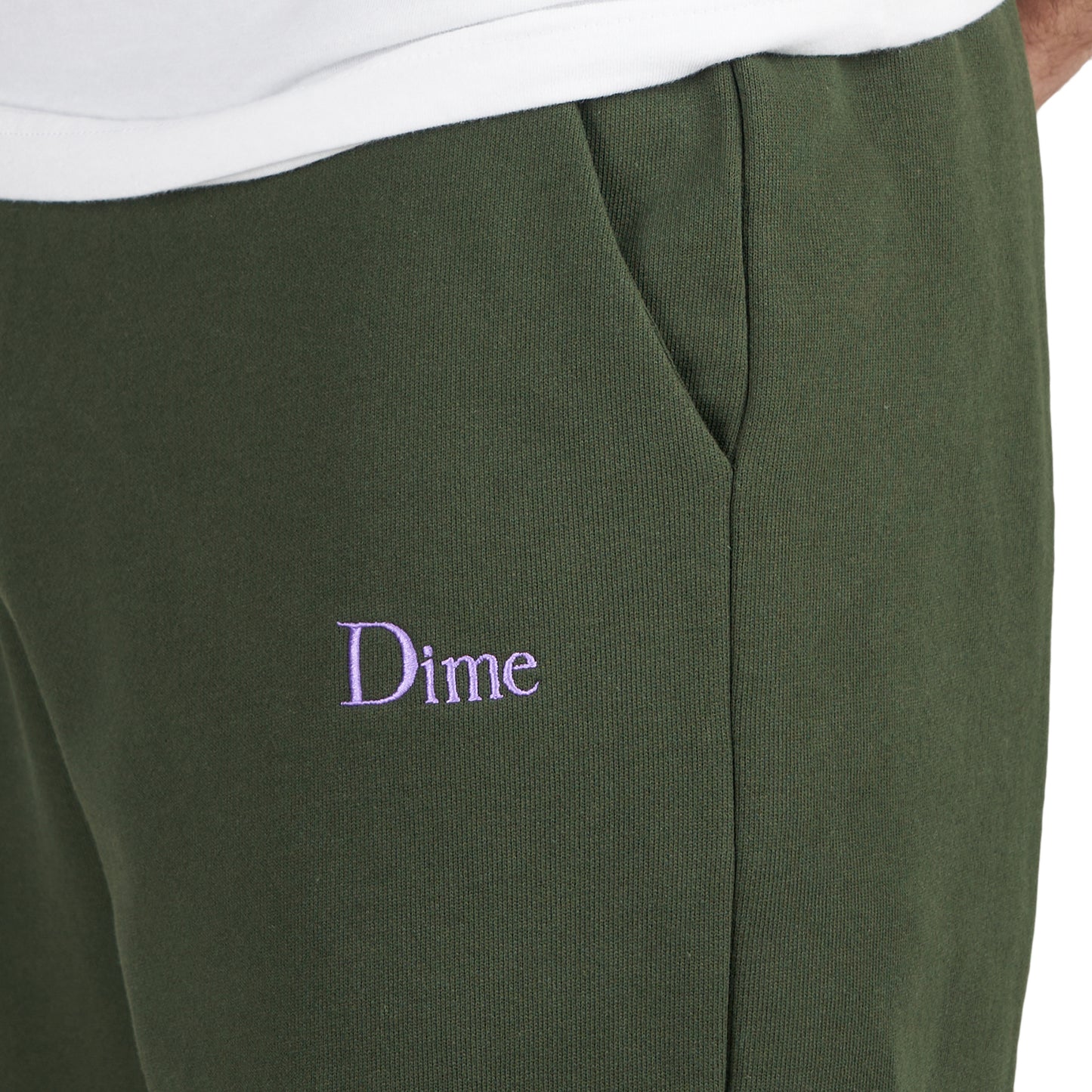 Dime Classic Small Logo Sweatpants (Grün) - Allike Store