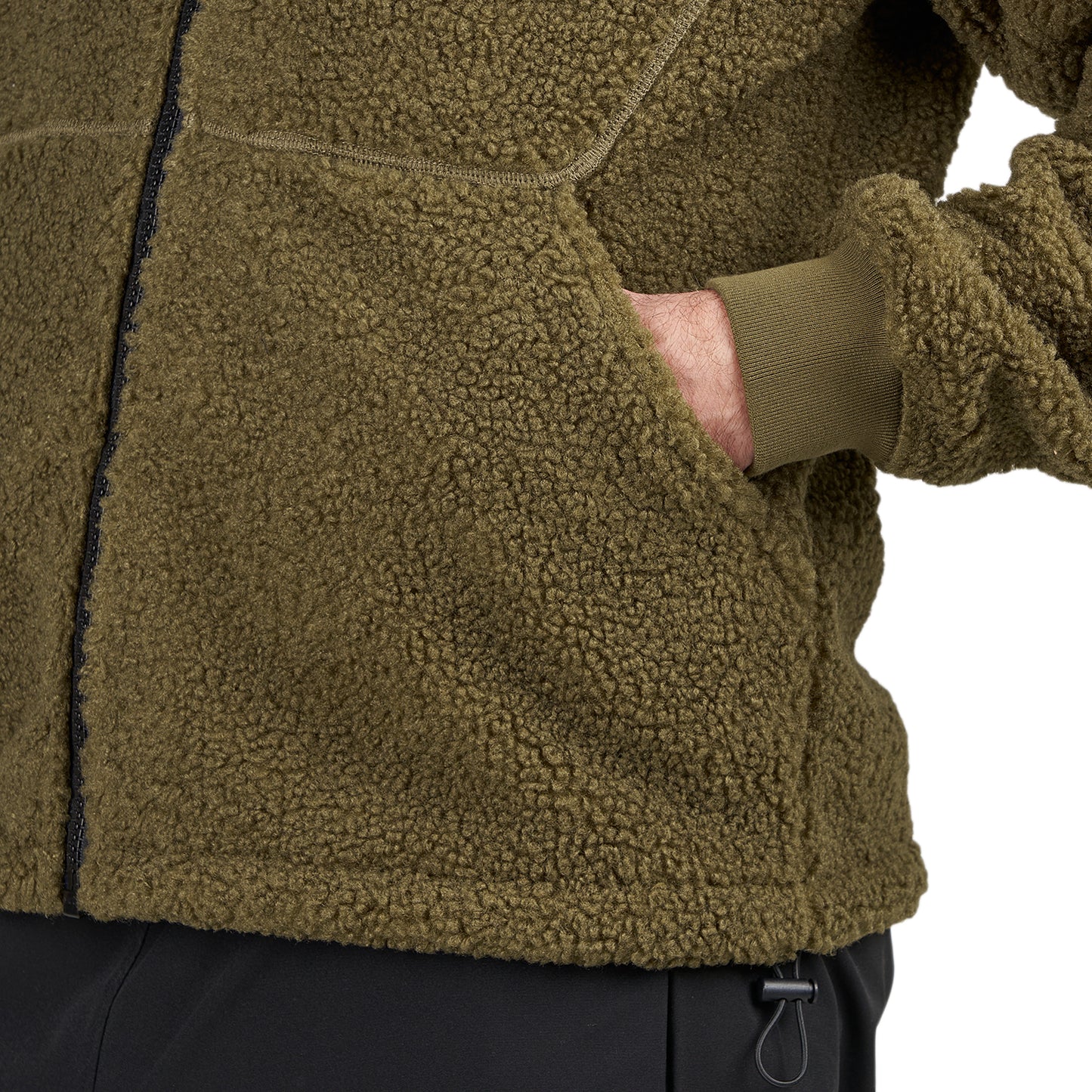 Dime Polar Fleece Sherpa Zip (Braun) - Allike Store