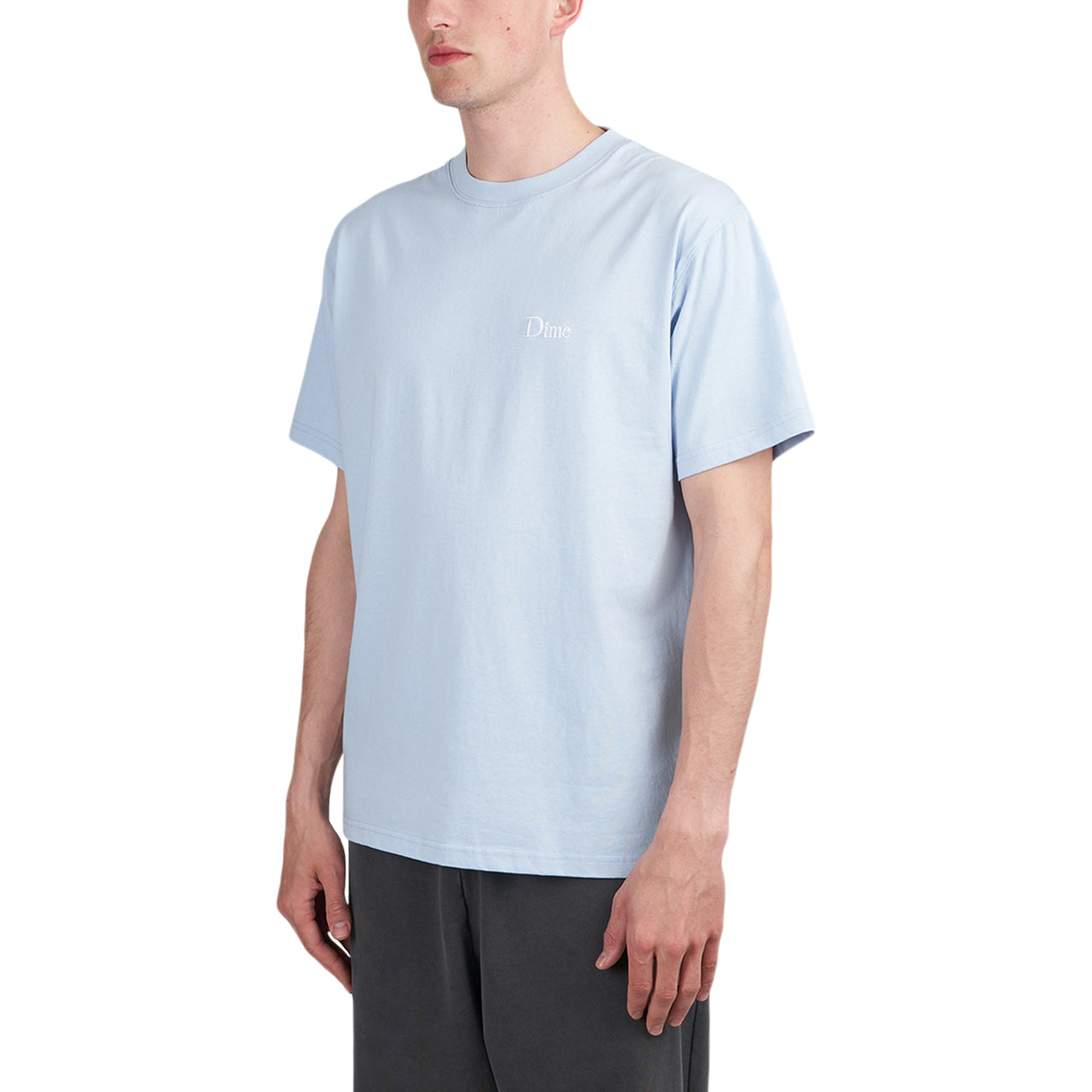 Dime Classic Small Logo T-Shirt (Hellblau) - Allike Store