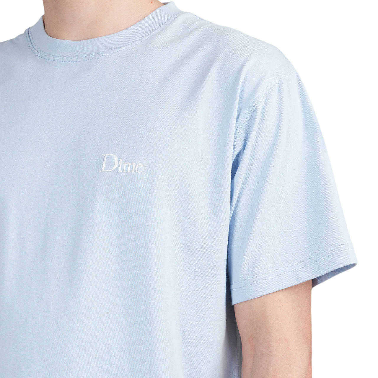 Dime Classic Small Logo T-Shirt (Hellblau) - Allike Store