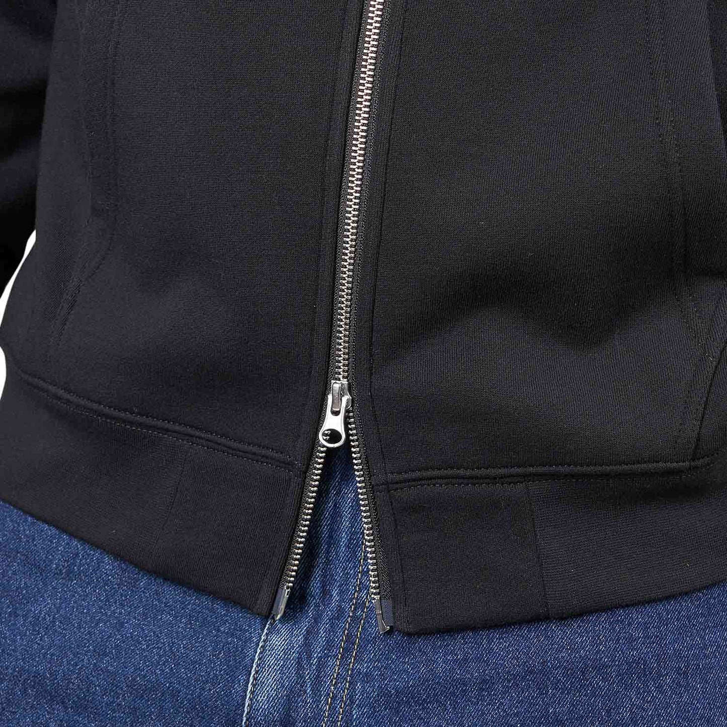 Dime Cursive Small Logo Zip Hoodie (Schwarz) - Allike Store